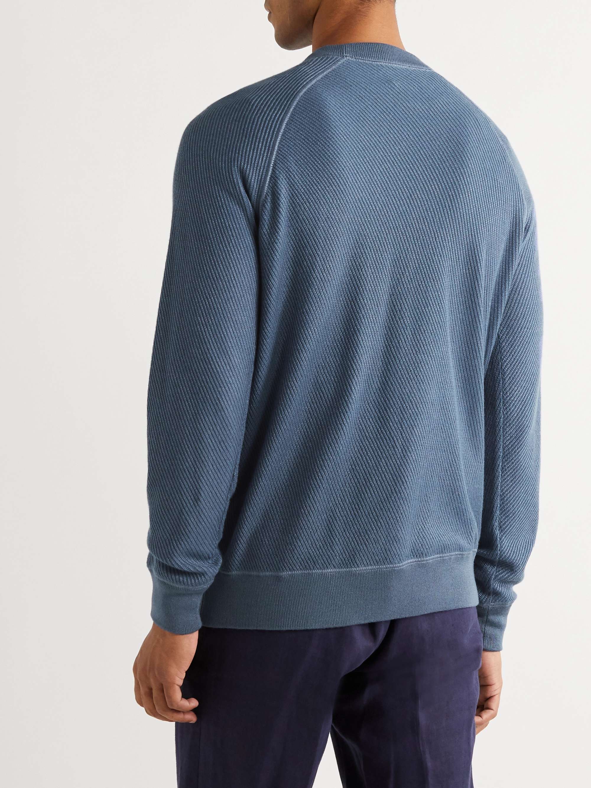 Ribbed Cashmere and Silk-Blend Sweater view