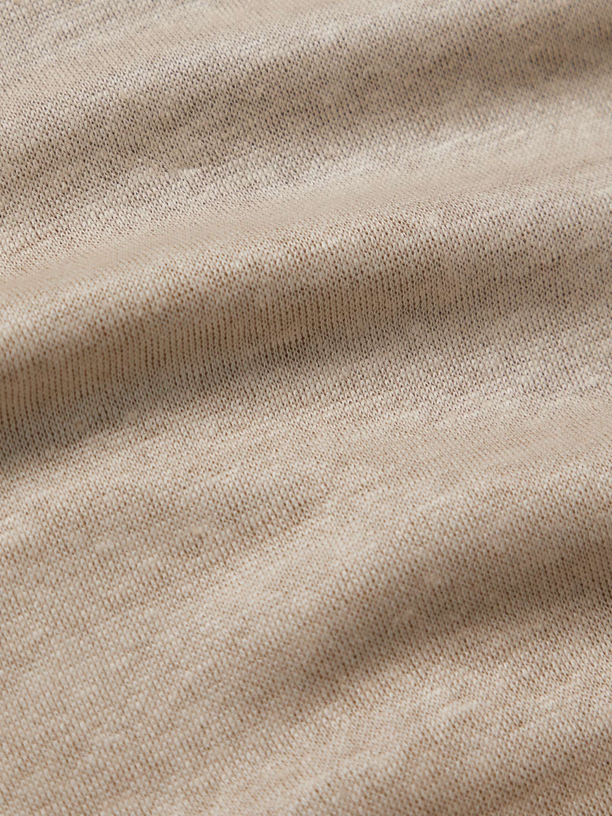 Drysdale Linen-Blend Jersey Sweatshirt view