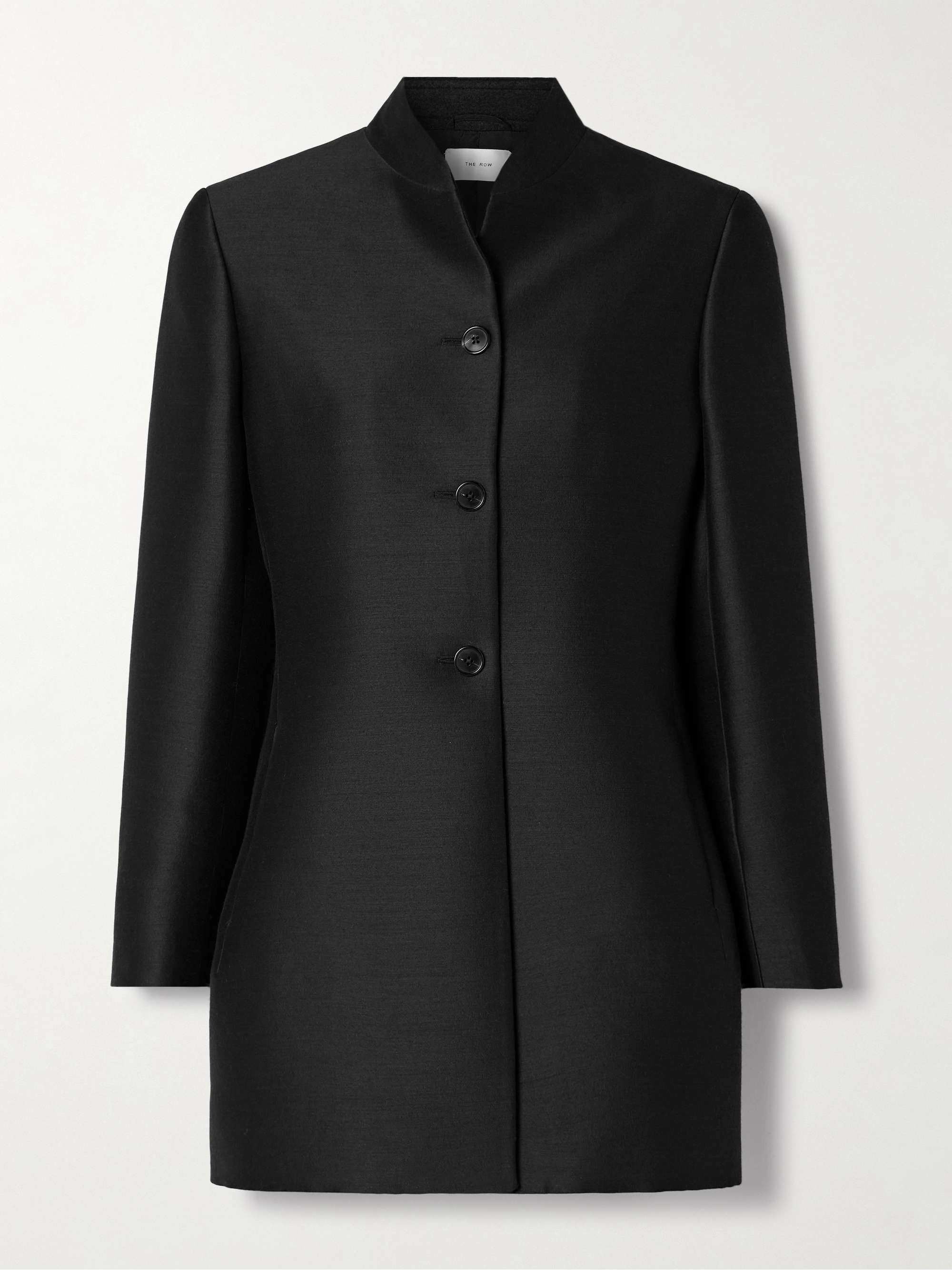 Byrne wool and silk-blend blazer view