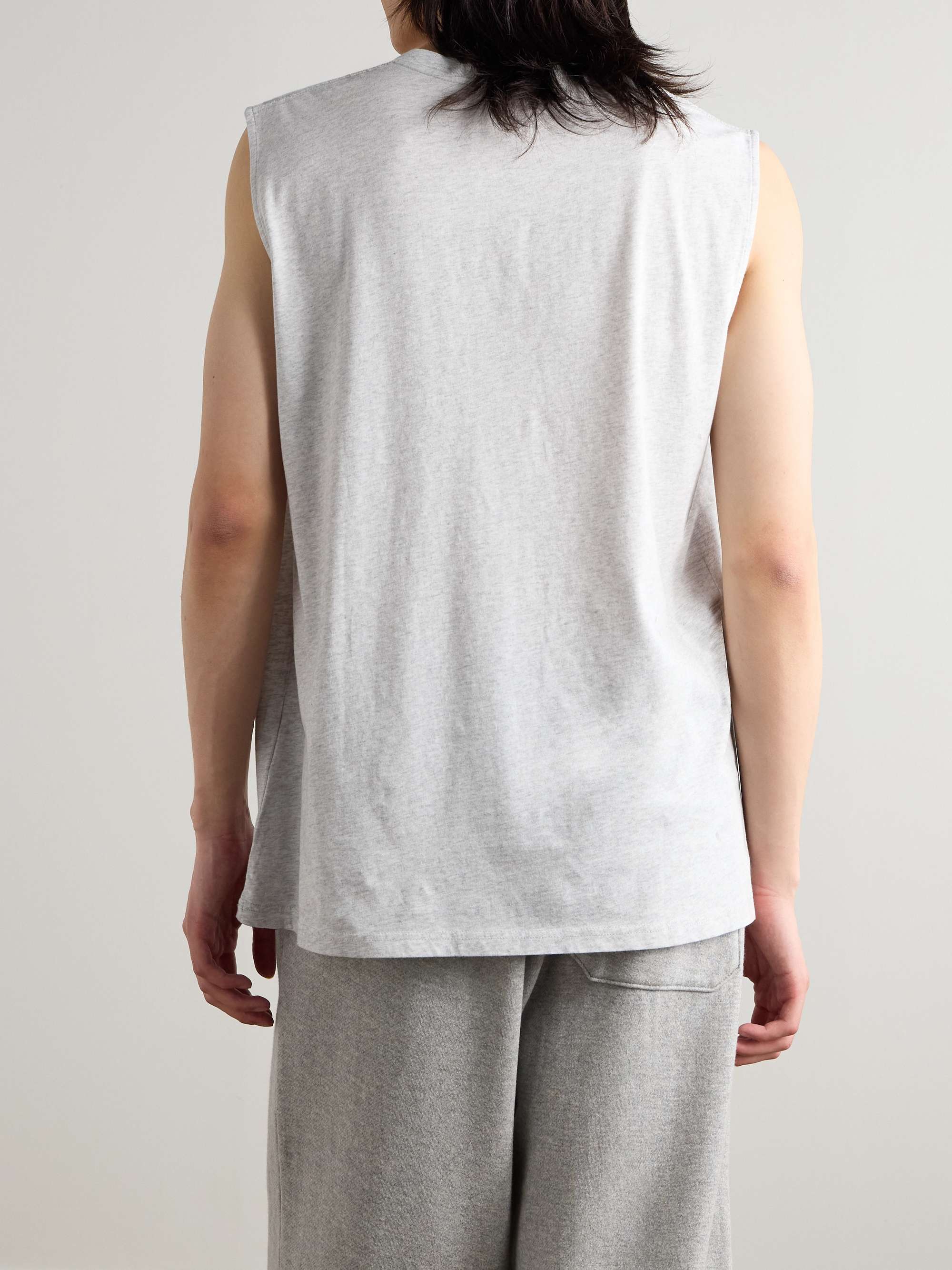 Logo-Appliquéd Cotton-Jersey Tank Top view