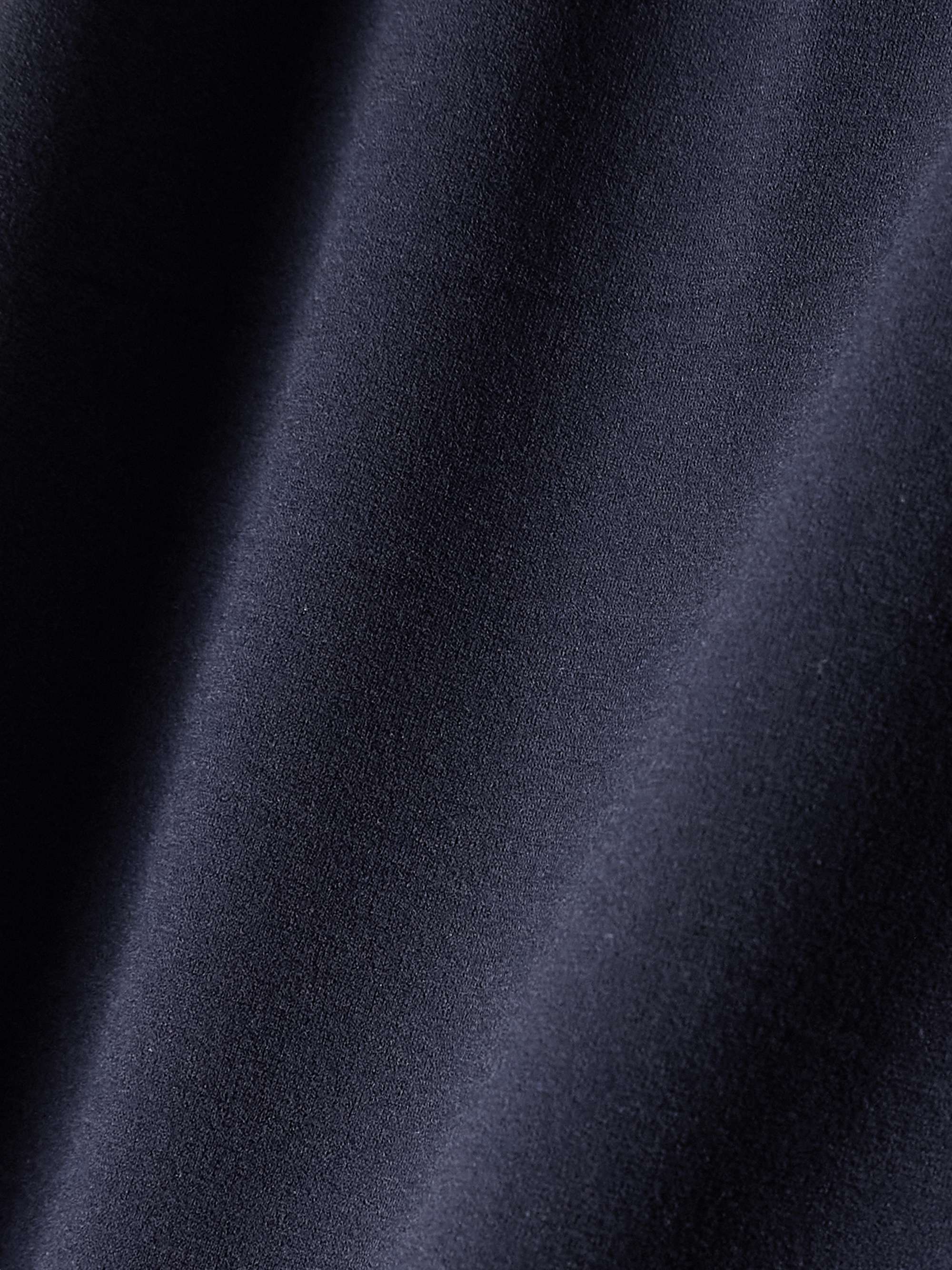Lace-trimmed stretch-jersey midi skirt view