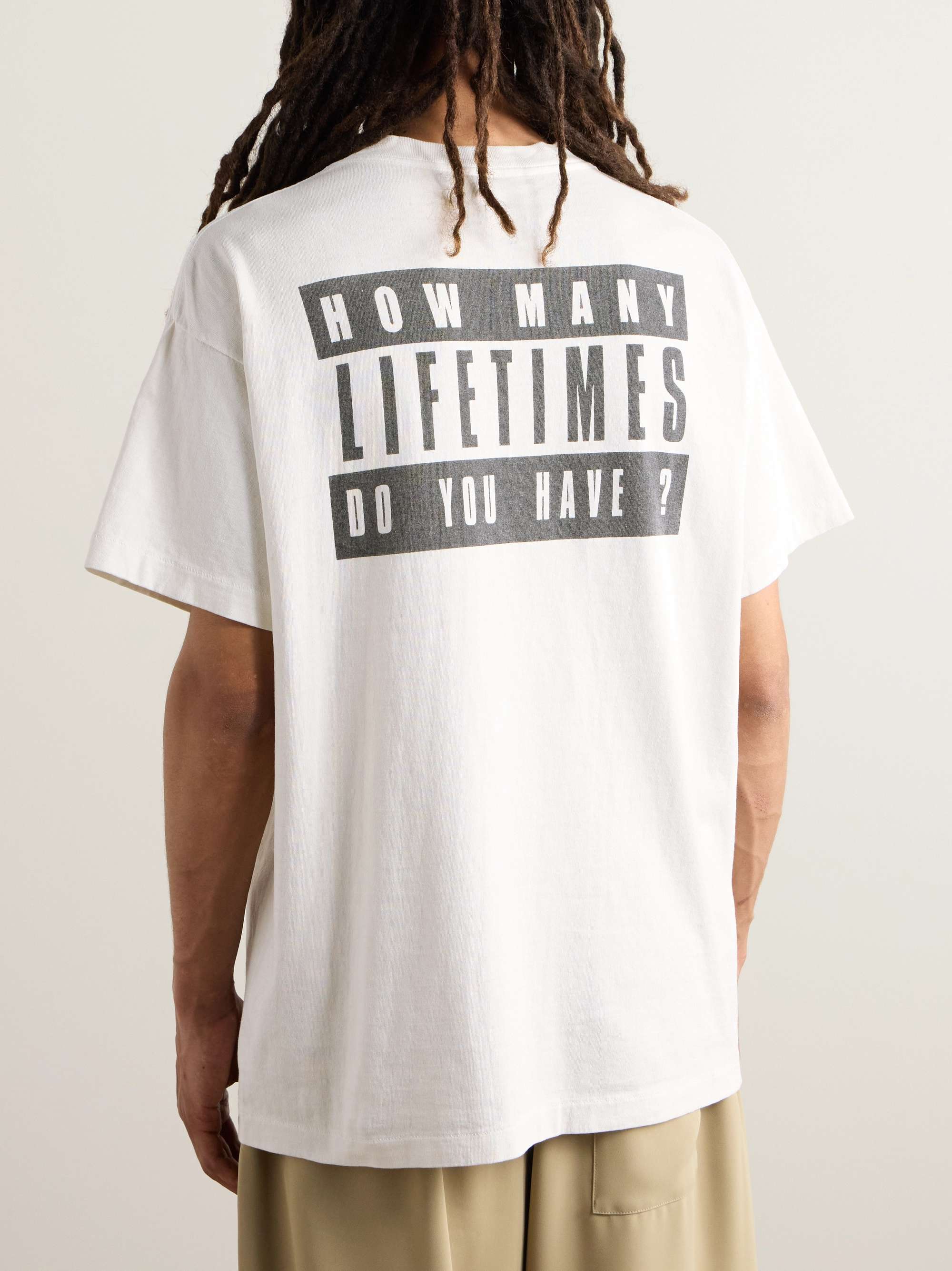 + Denim Tears Saint Tears Printed Cotton-Jersey T-Shirt view