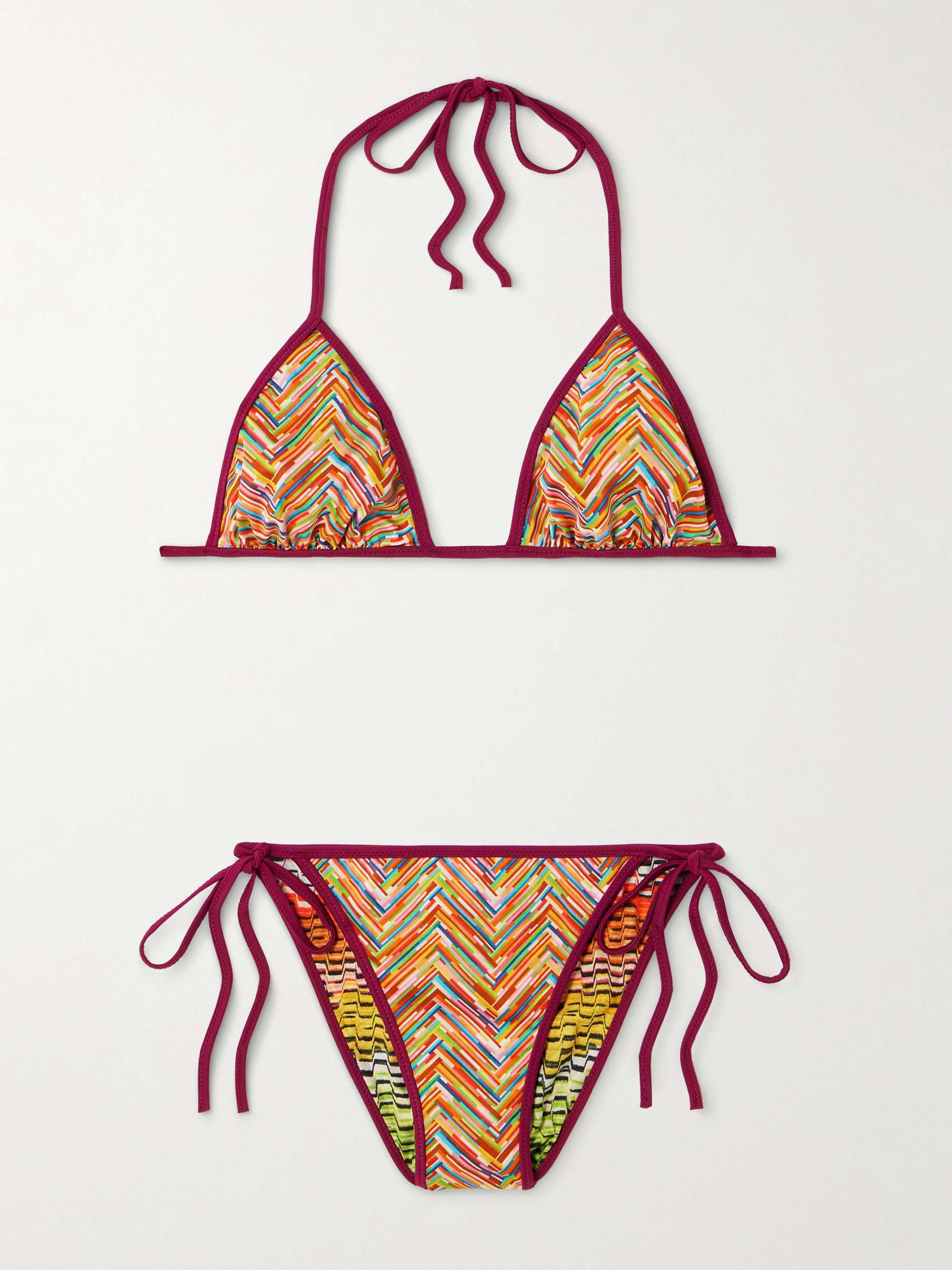 Mare reversible printed triangle bikini view