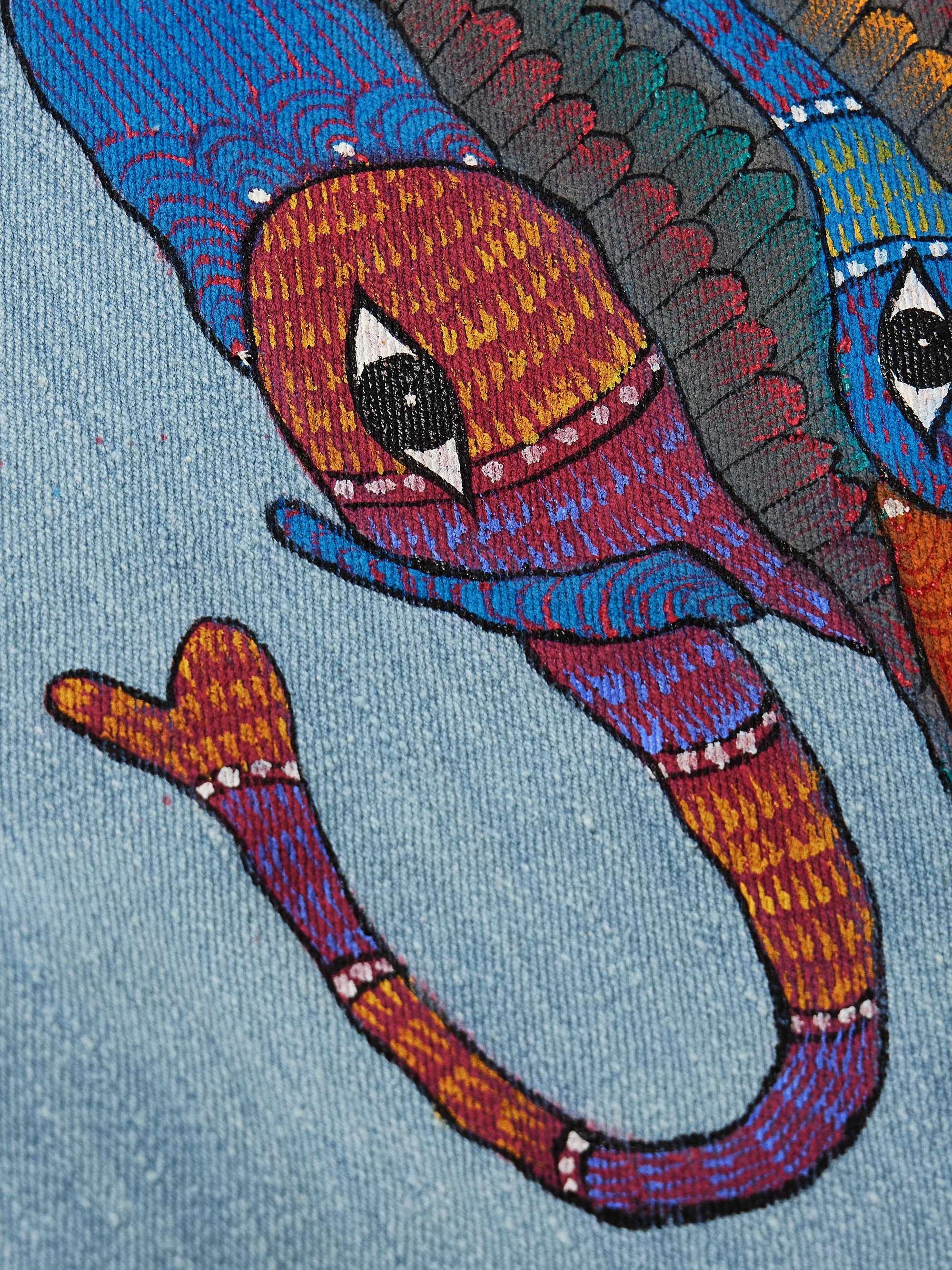 Osaka Printed Denim Jacket view