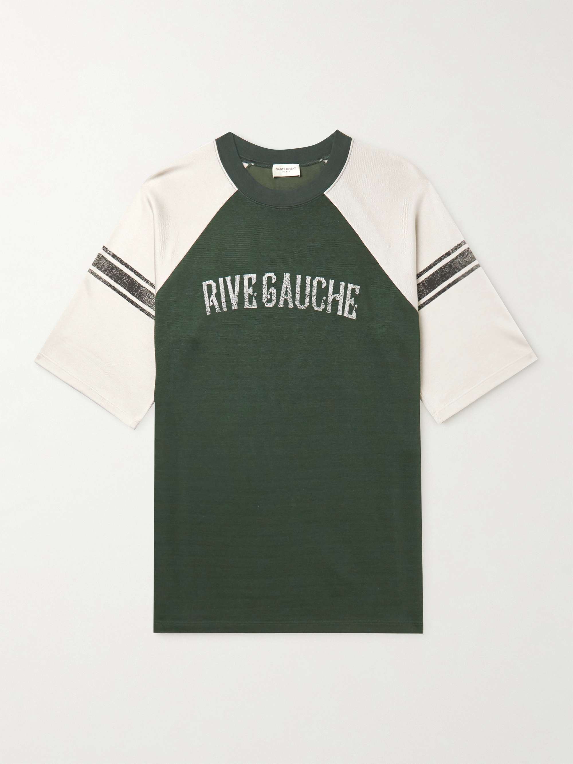 Printed Colour-Block Jersey T-Shirt view