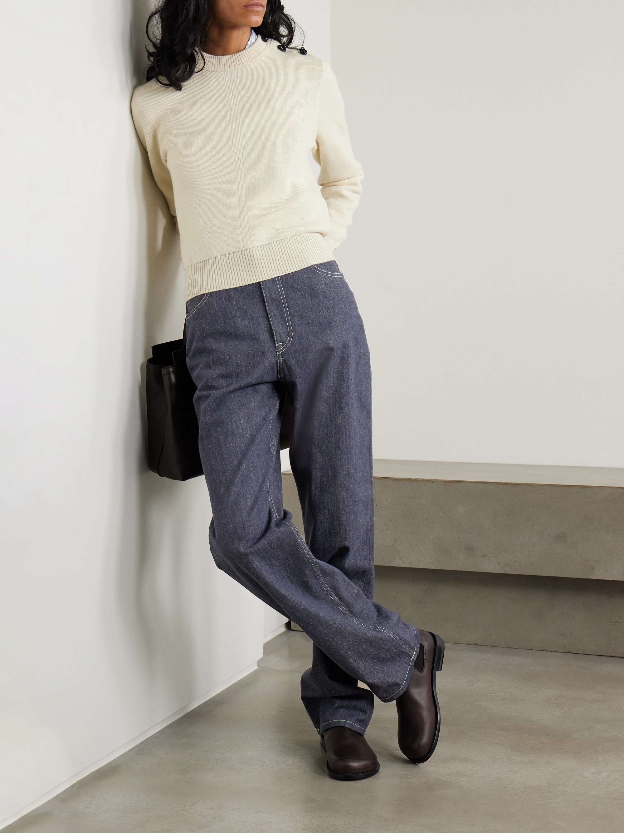 Tye straight-leg jeans view