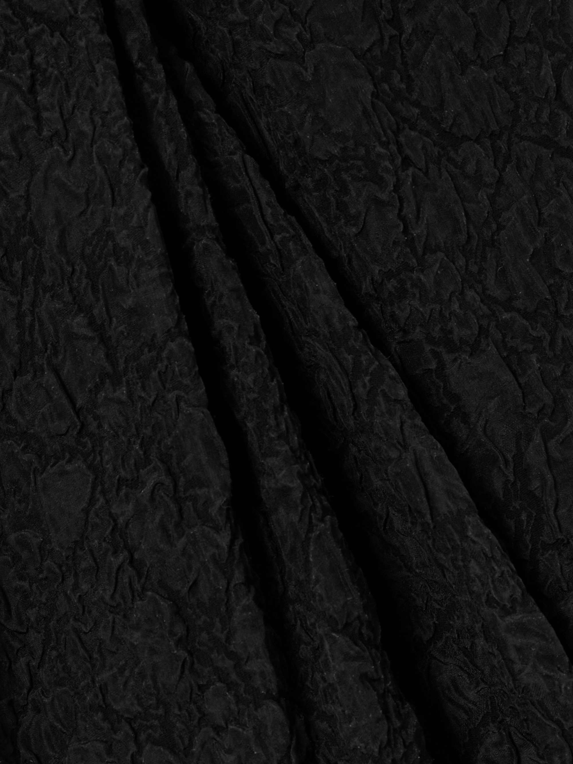 Wrap-effect cloqué midi dress view