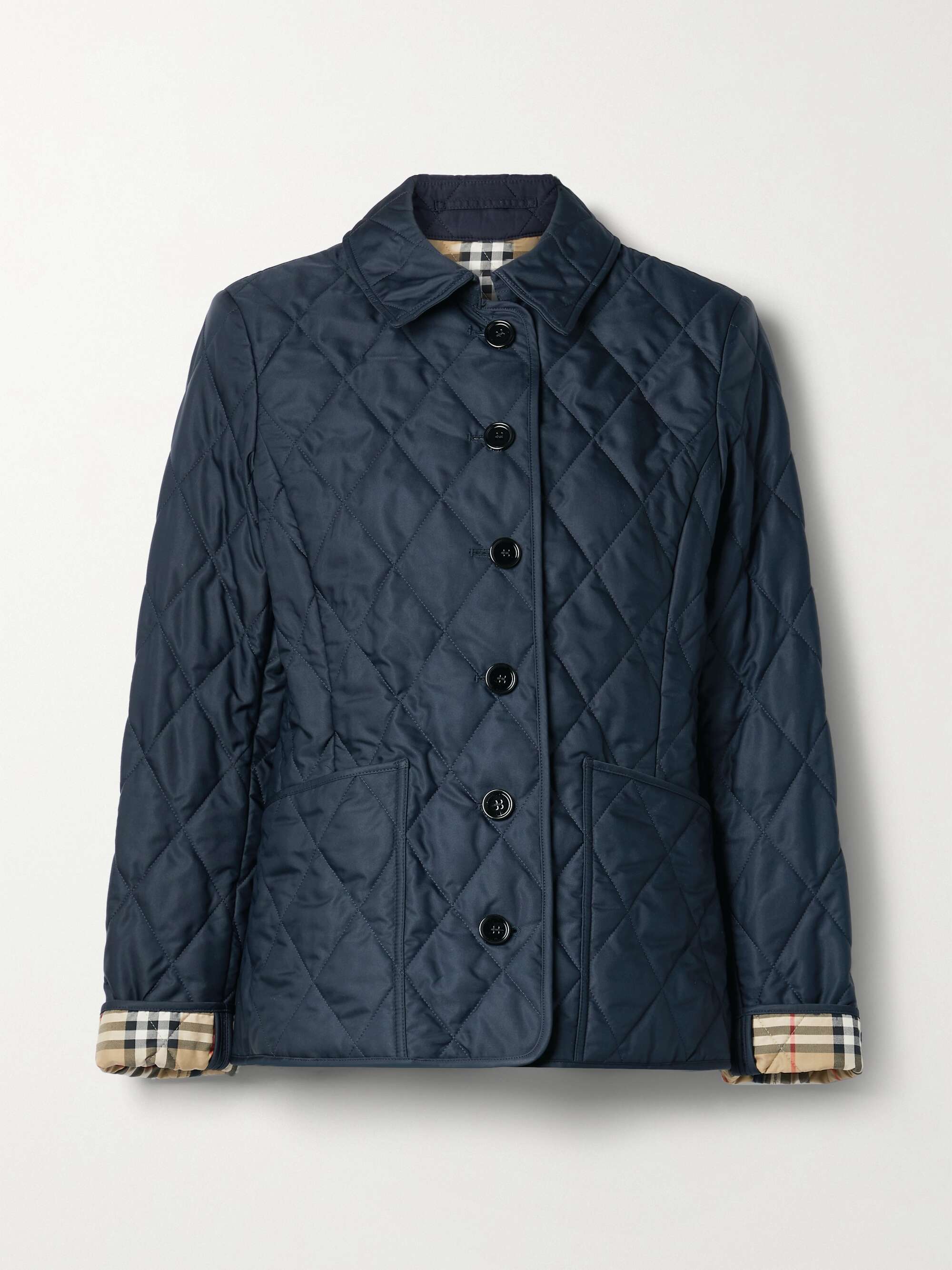 Quilted shell jacket view