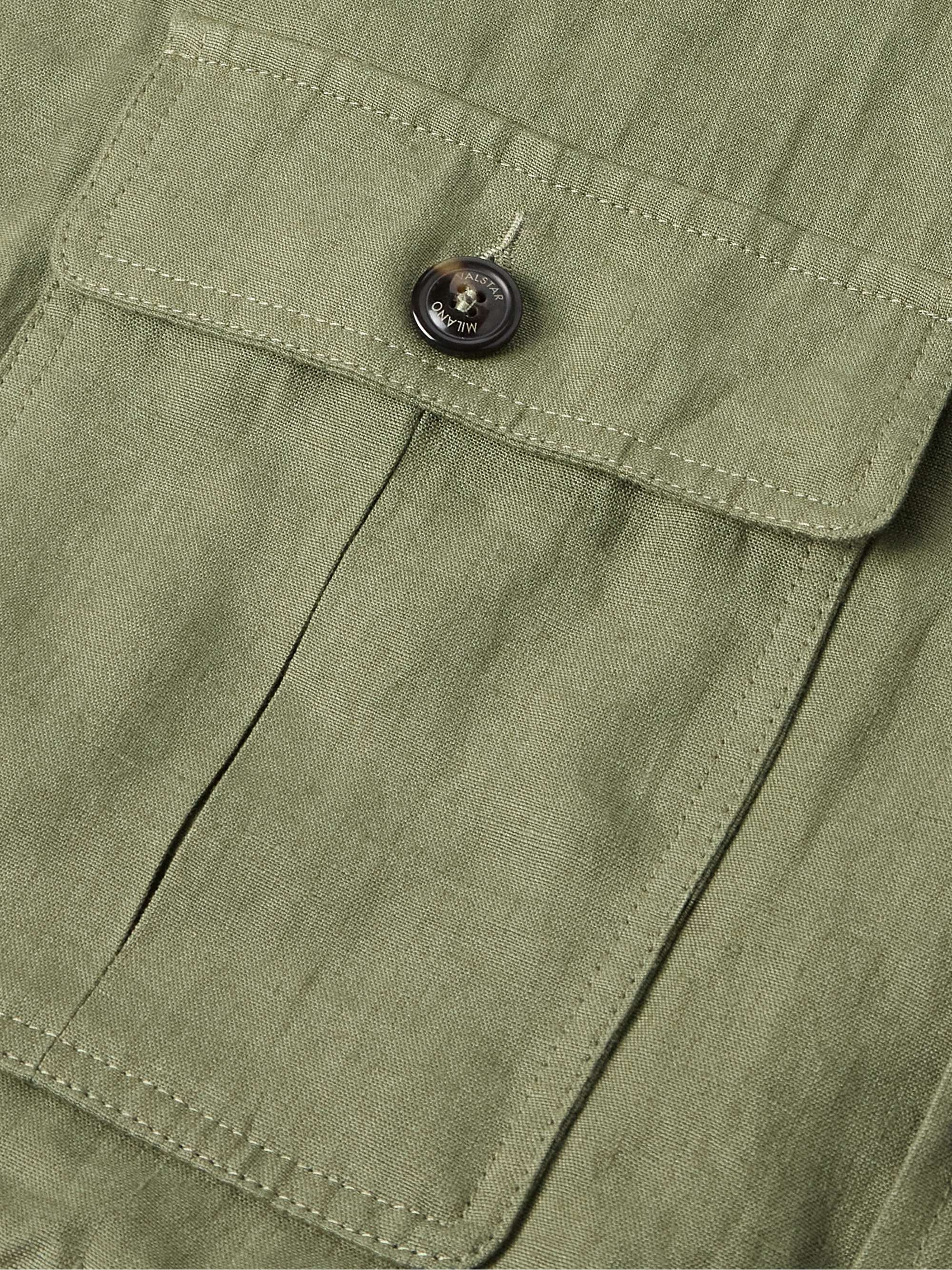 Valstarino Linen Bomber Jacket view