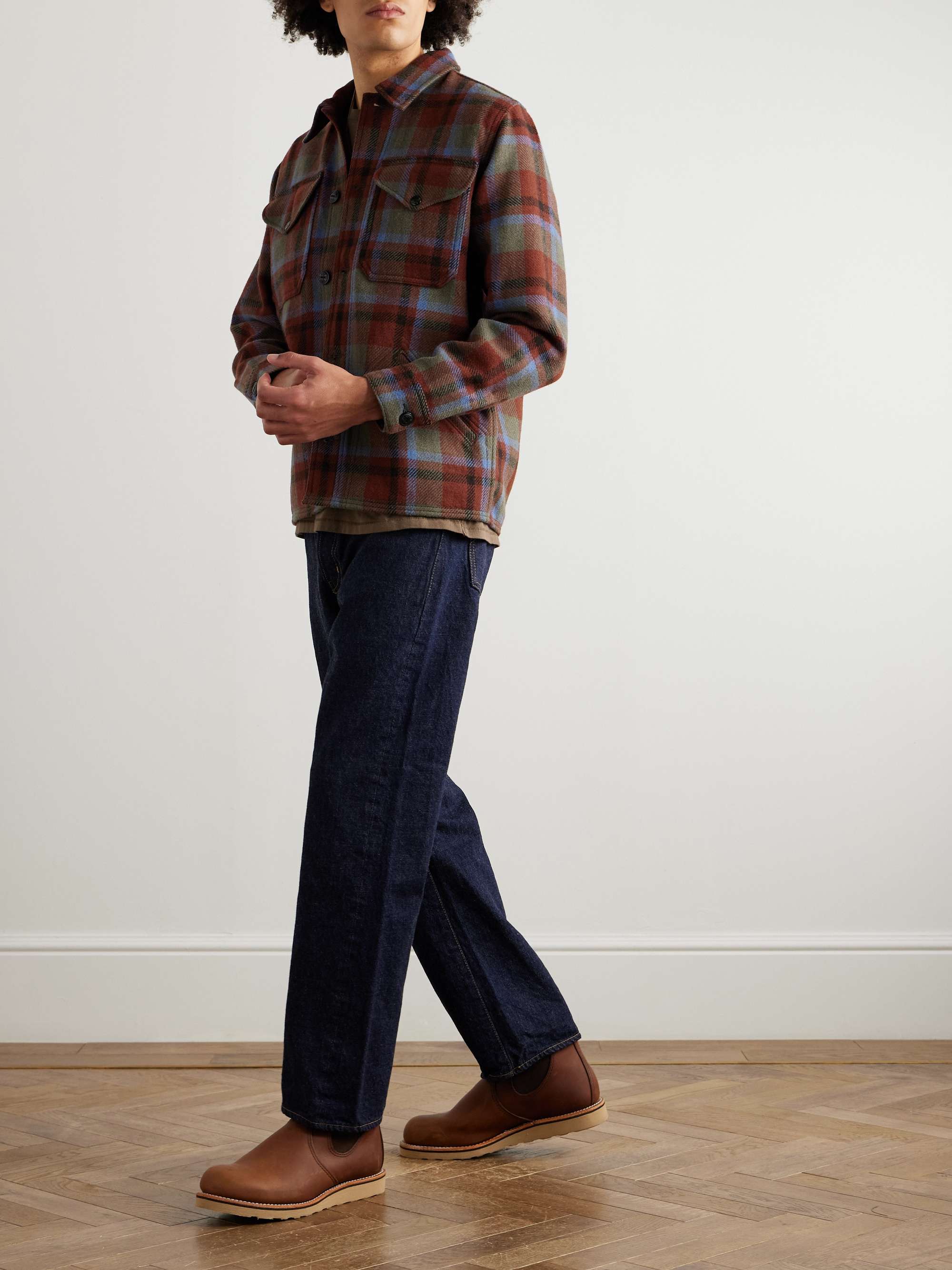 Ace Cruiser Checked Wool-Flannel Overshirt view