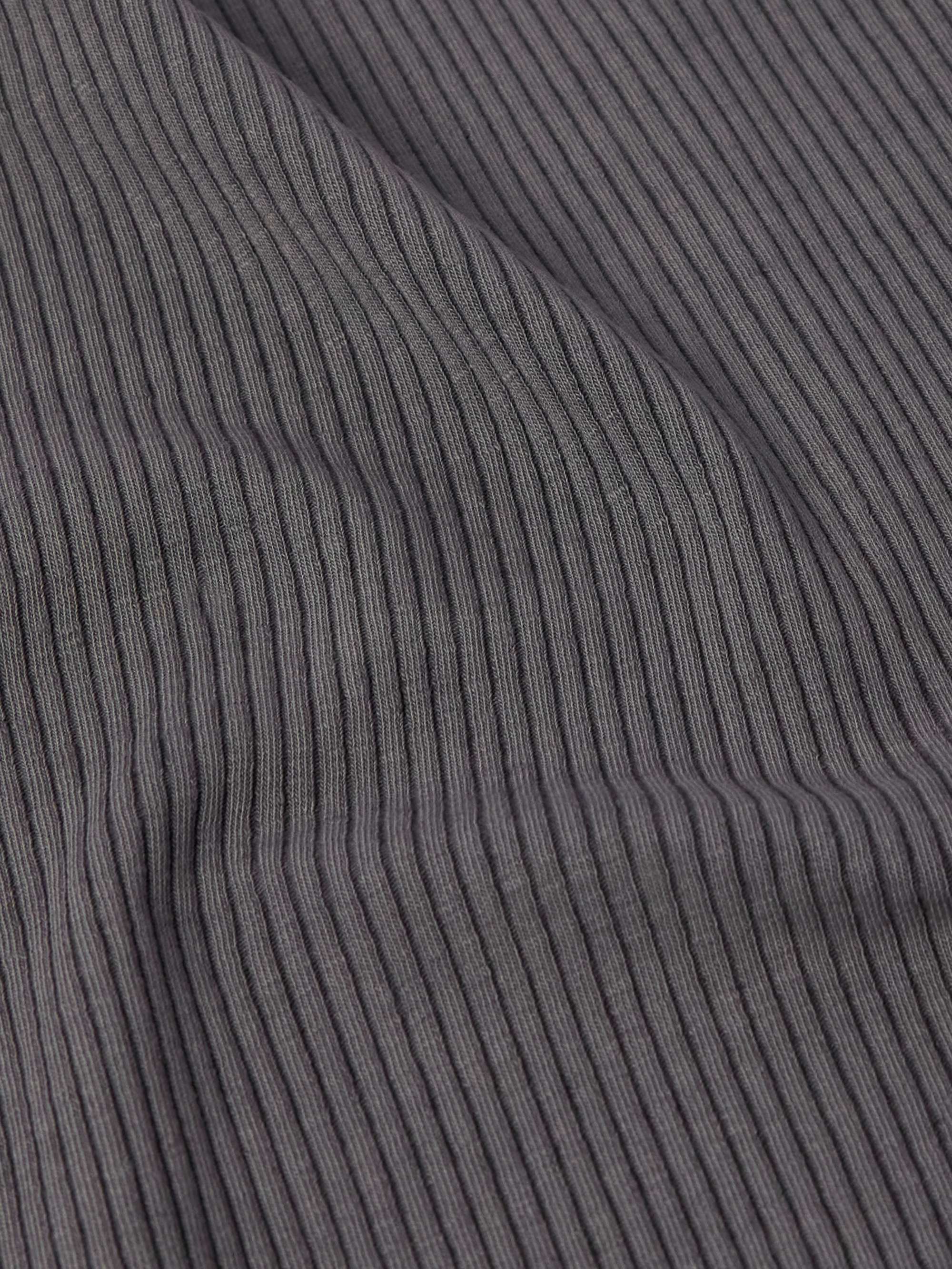 Ribbed Stretch Cotton and Linen-Blend Tank Top view