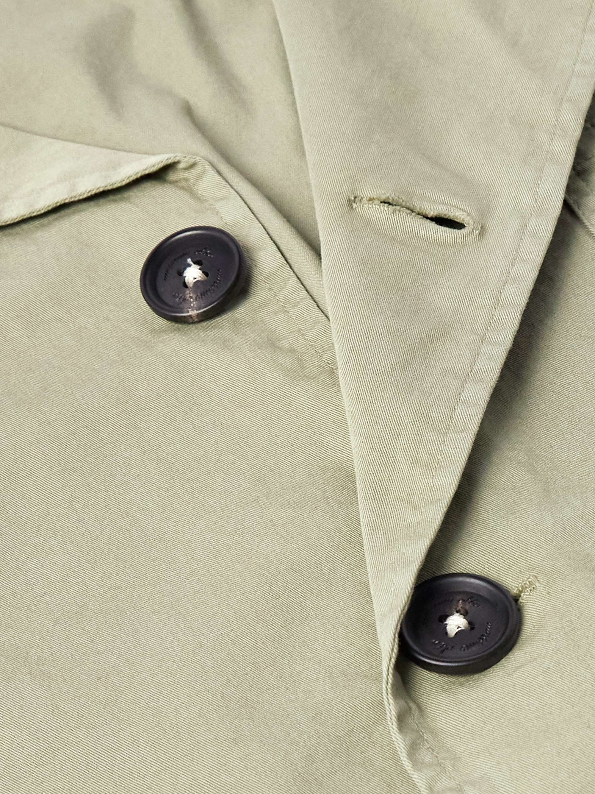 Florida Camp-Collar Stretch-Cotton Twill Overshirt view