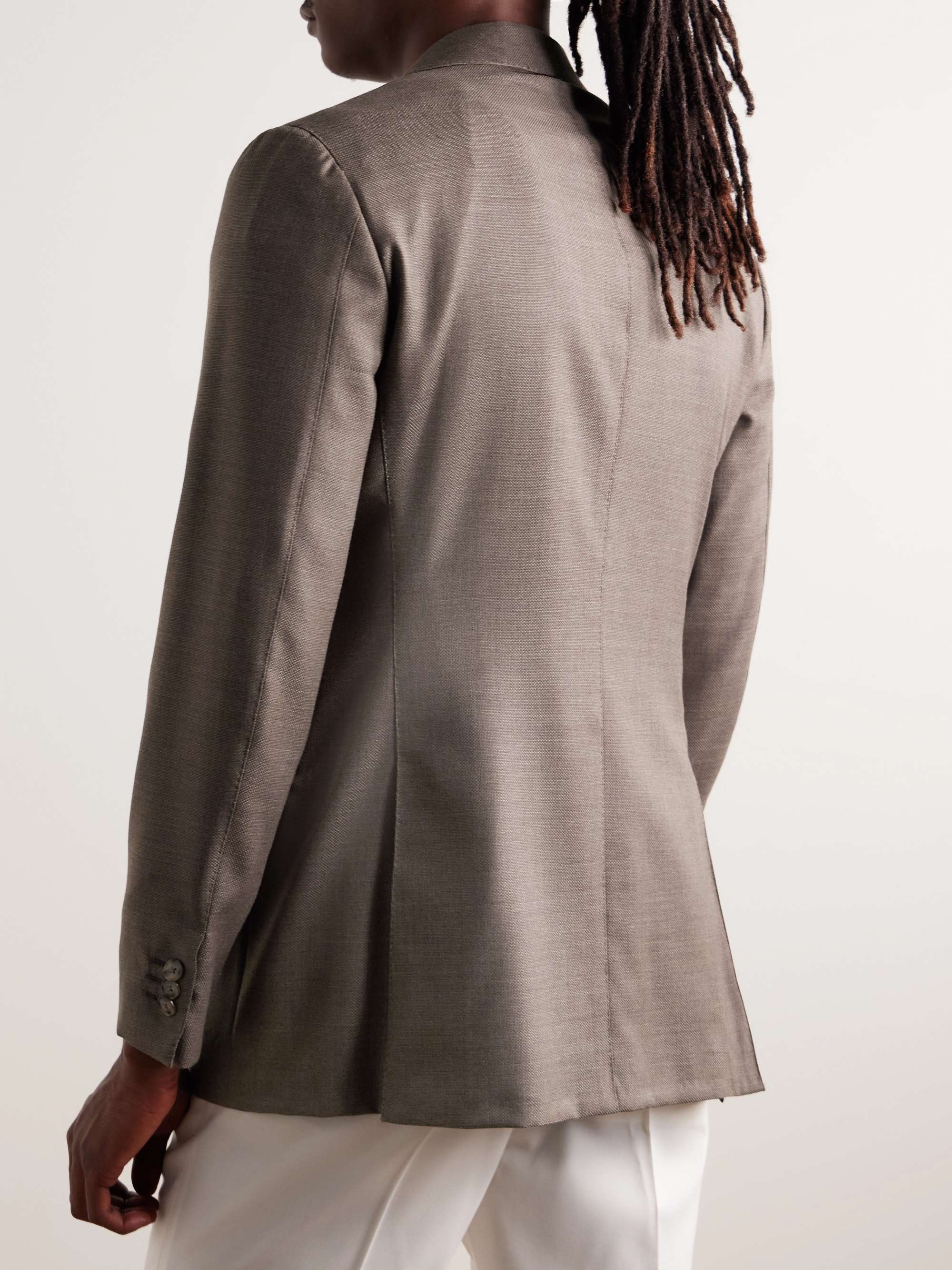 Basketweave Wool Blazer view