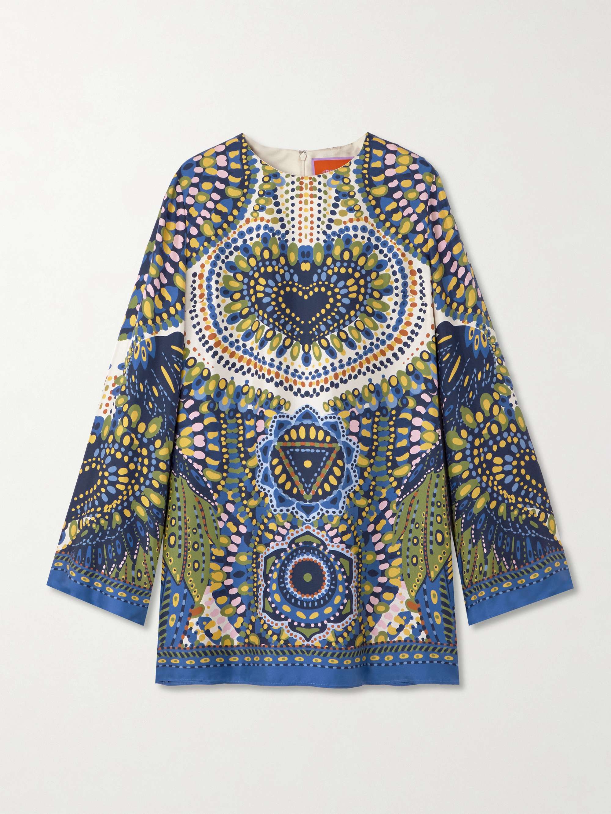 Supreme Swing printed silk-twill mini dress view