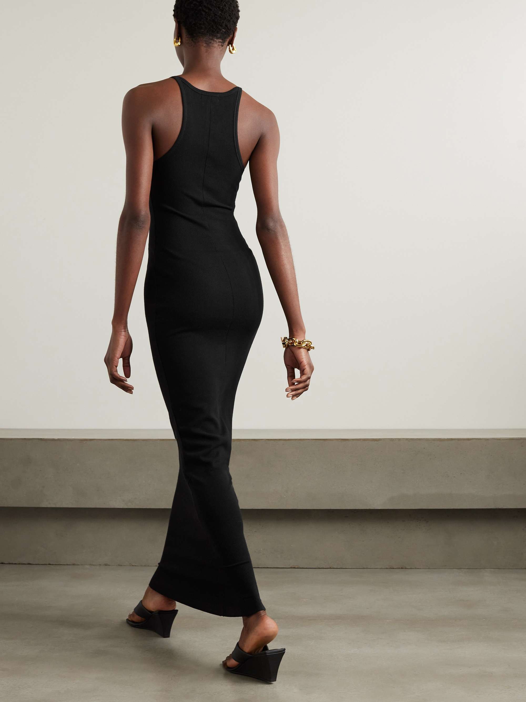 Tank ribbed stretch-jersey maxi dress view