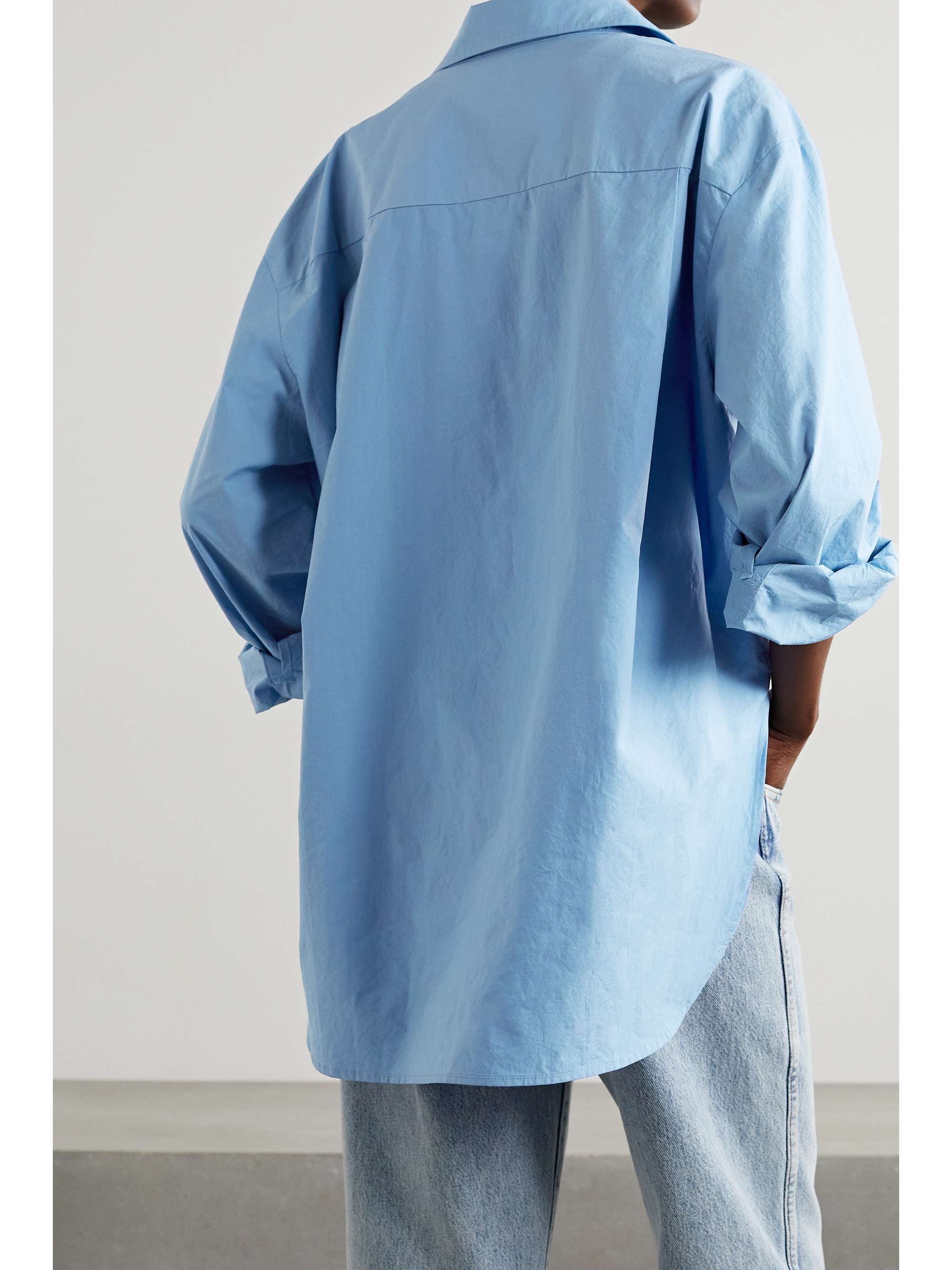 Lui organic cotton-poplin shirt view