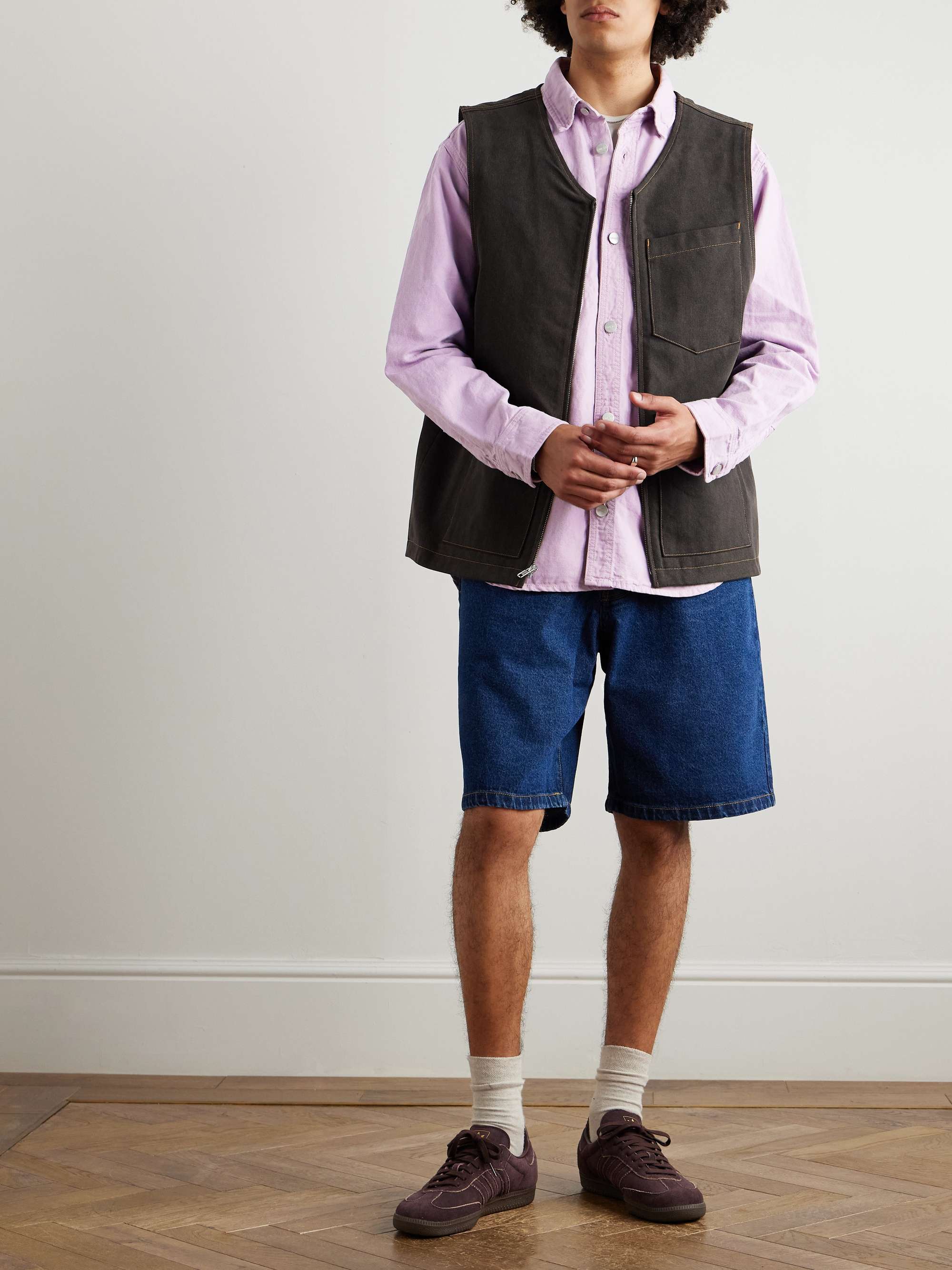 Walter Cotton and Linen-Blend Canvas Shirt Jacket view