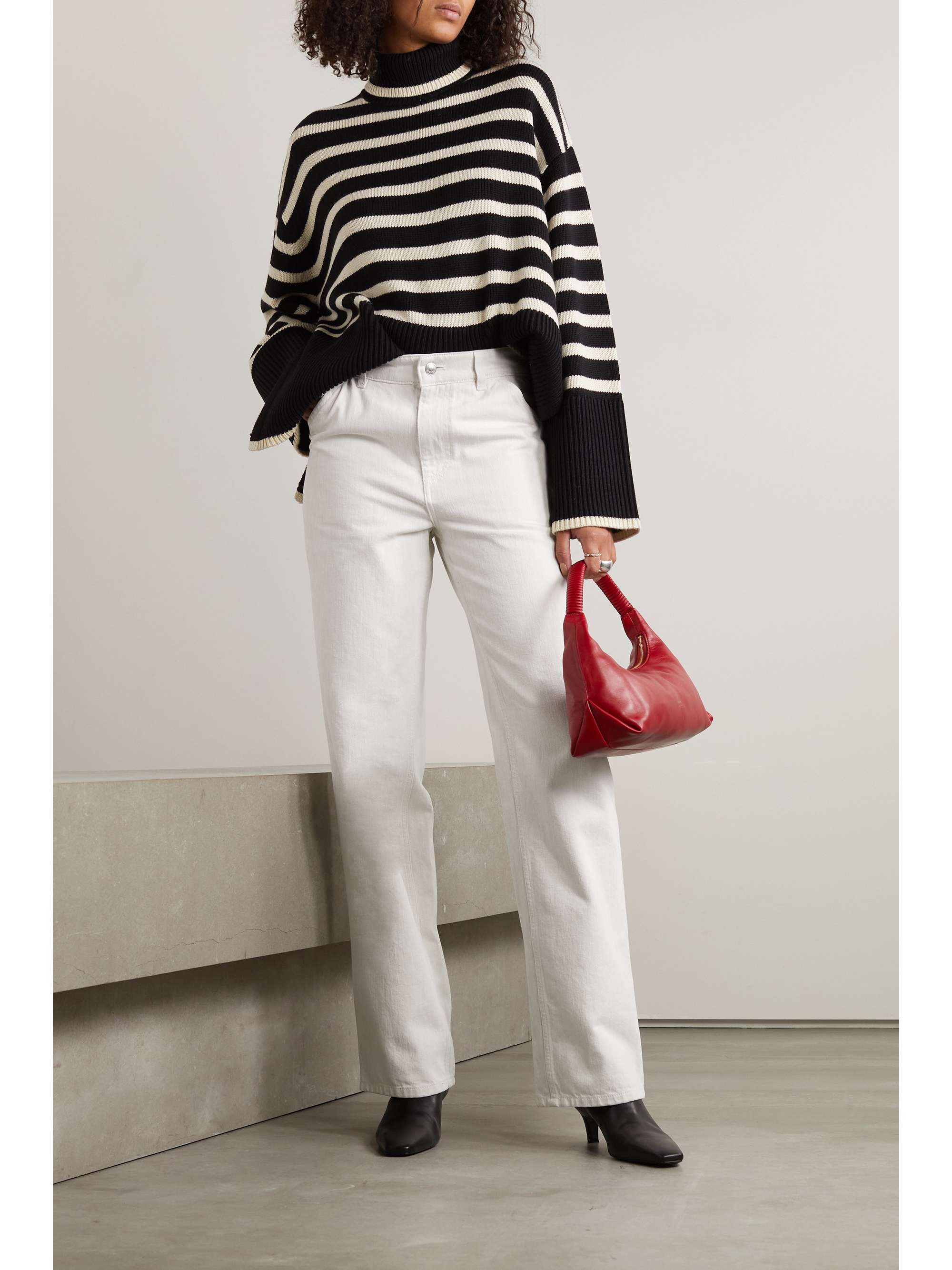 Releigh high-rise straight-leg jeans view