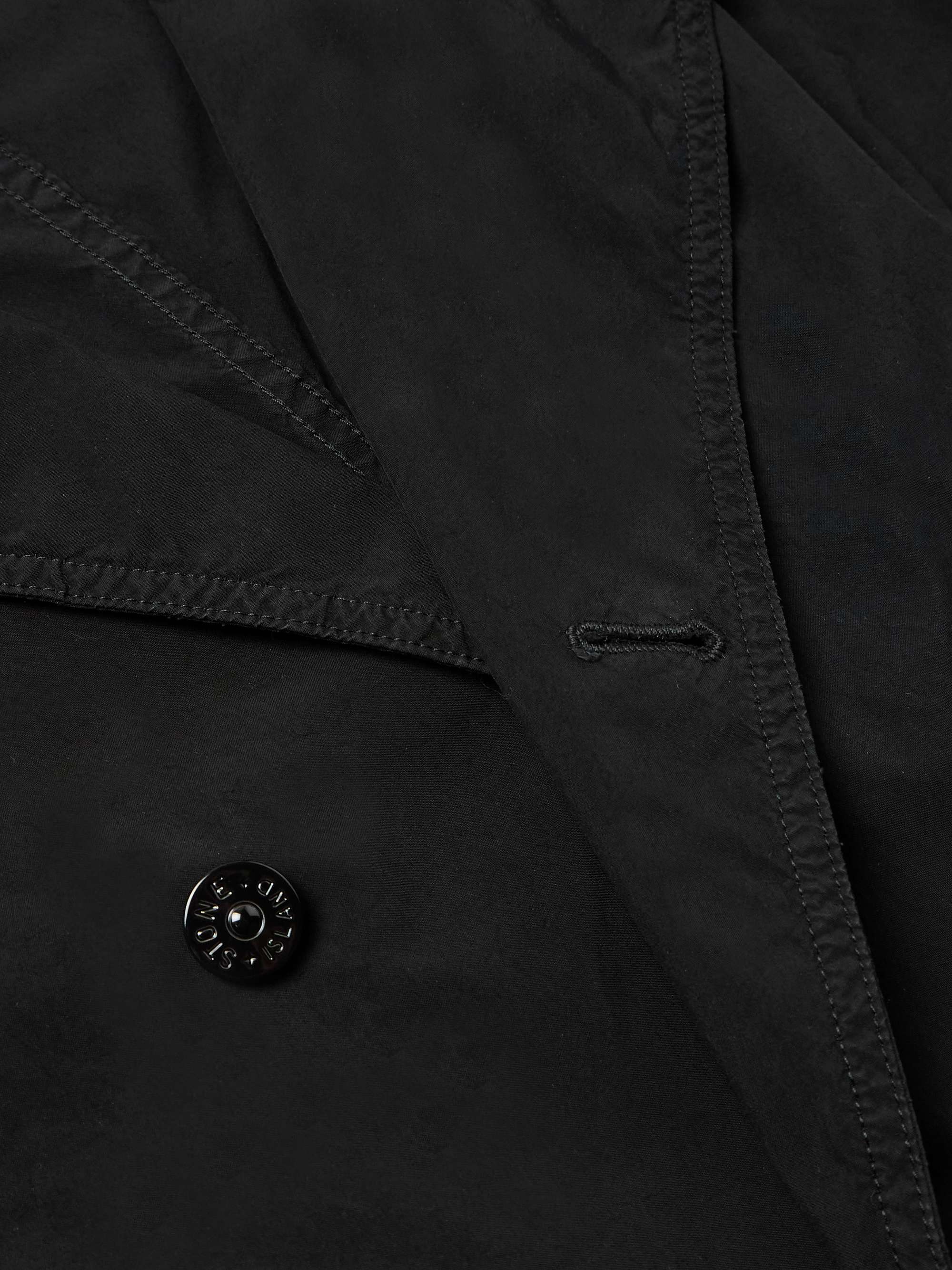 Logo-Appliquéd Canvas Jacket view
