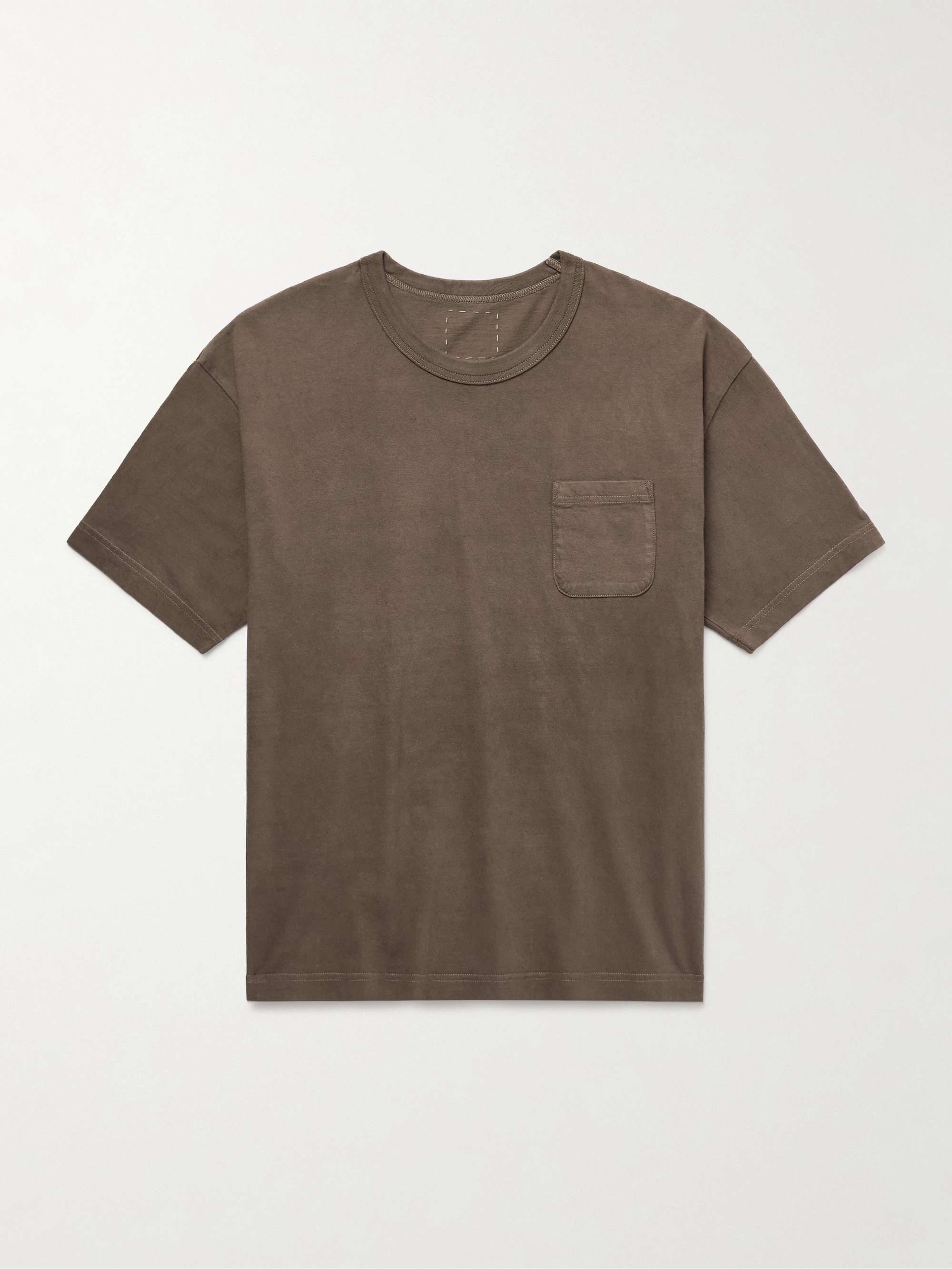 Jumbo Garment-Dyed Cotton-Jersey T-Shirt view