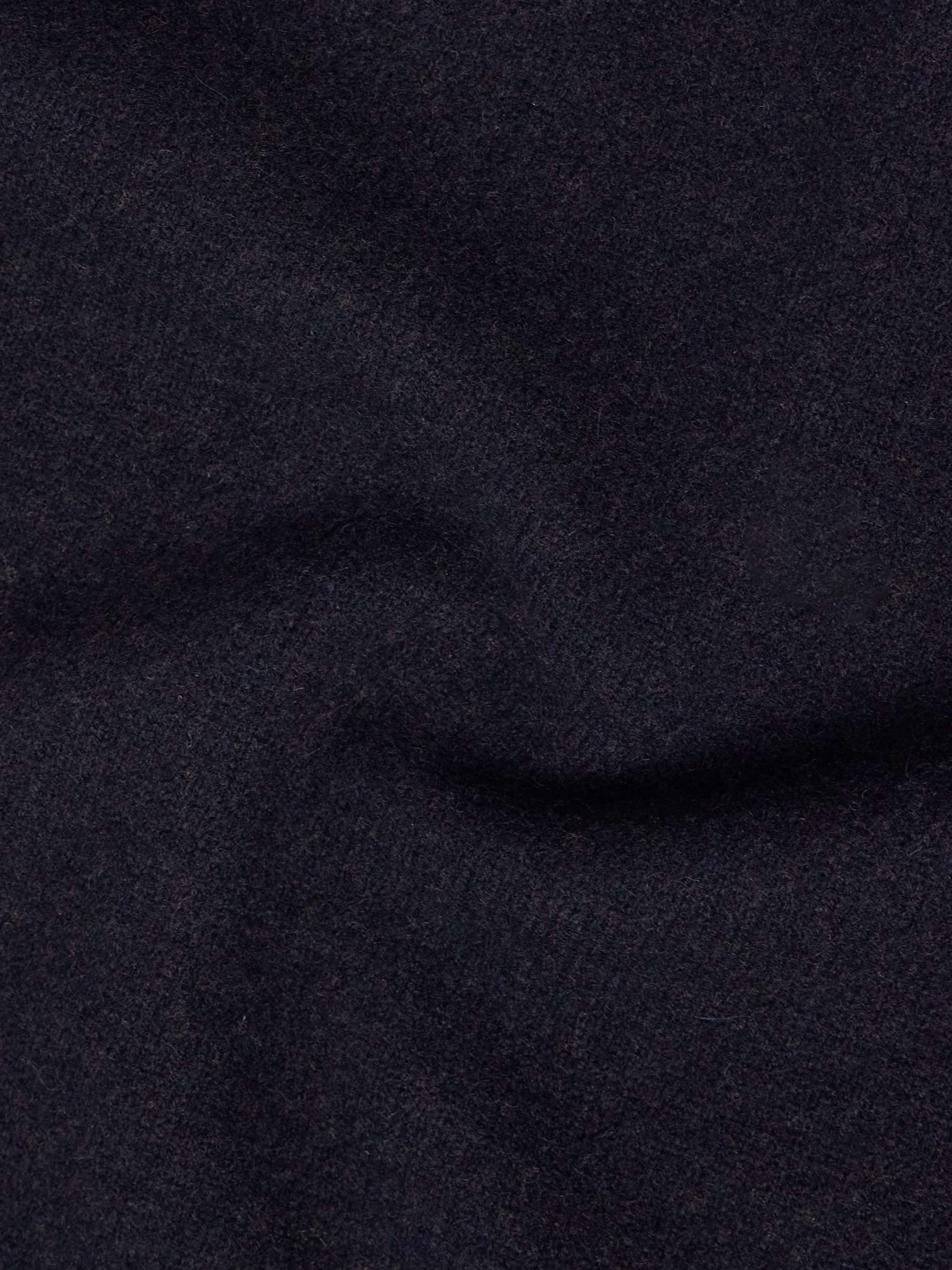 Logo-Detailed Brushed Wool and Cashmere-Blend Sweater view