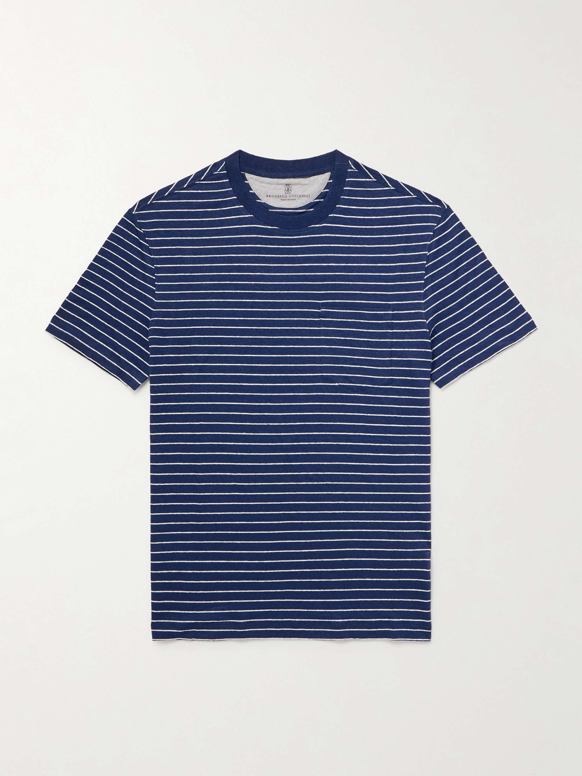 Striped Cotton T-Shirt view