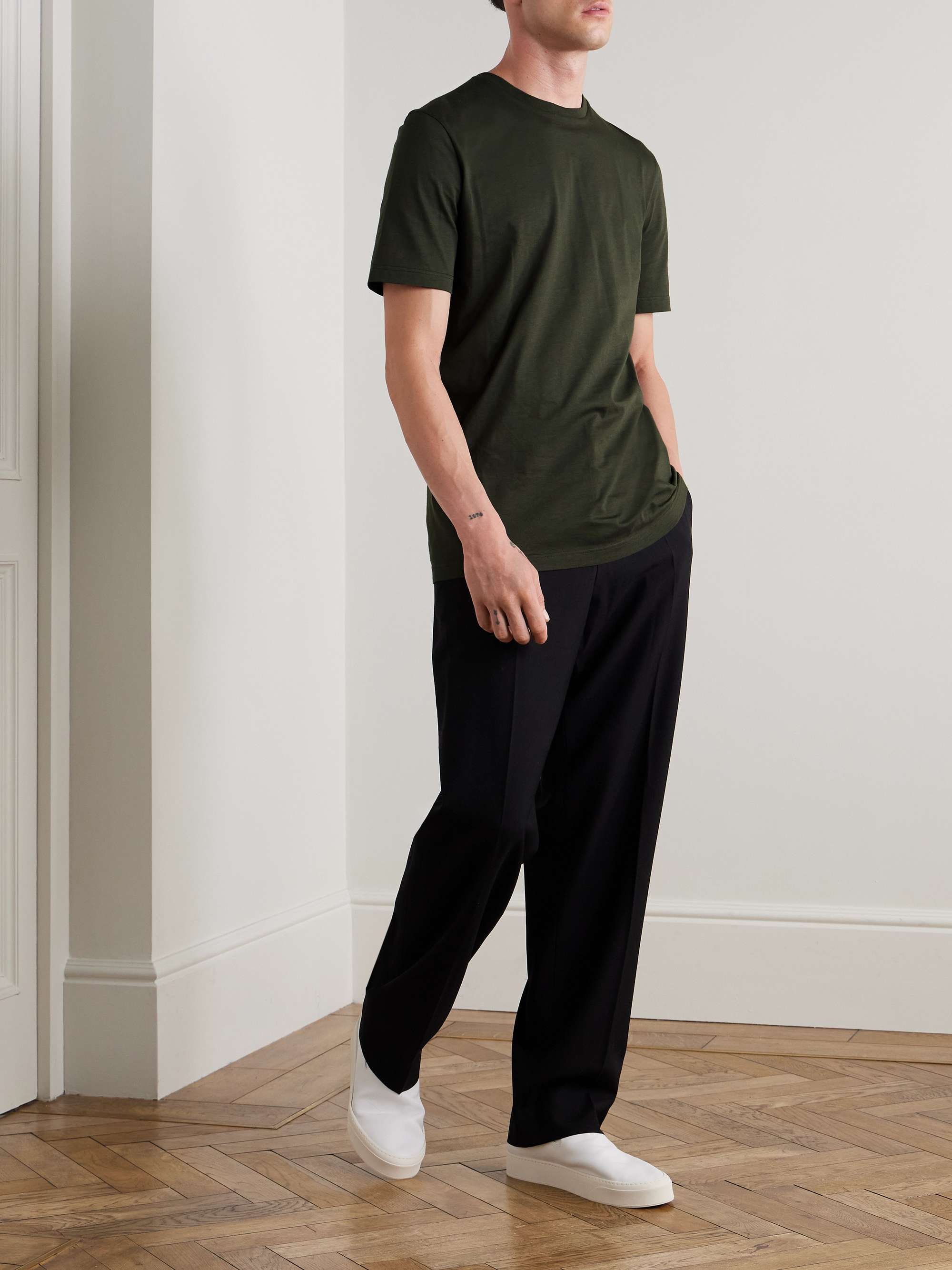 Luke Cotton-Jersey T-Shirt view