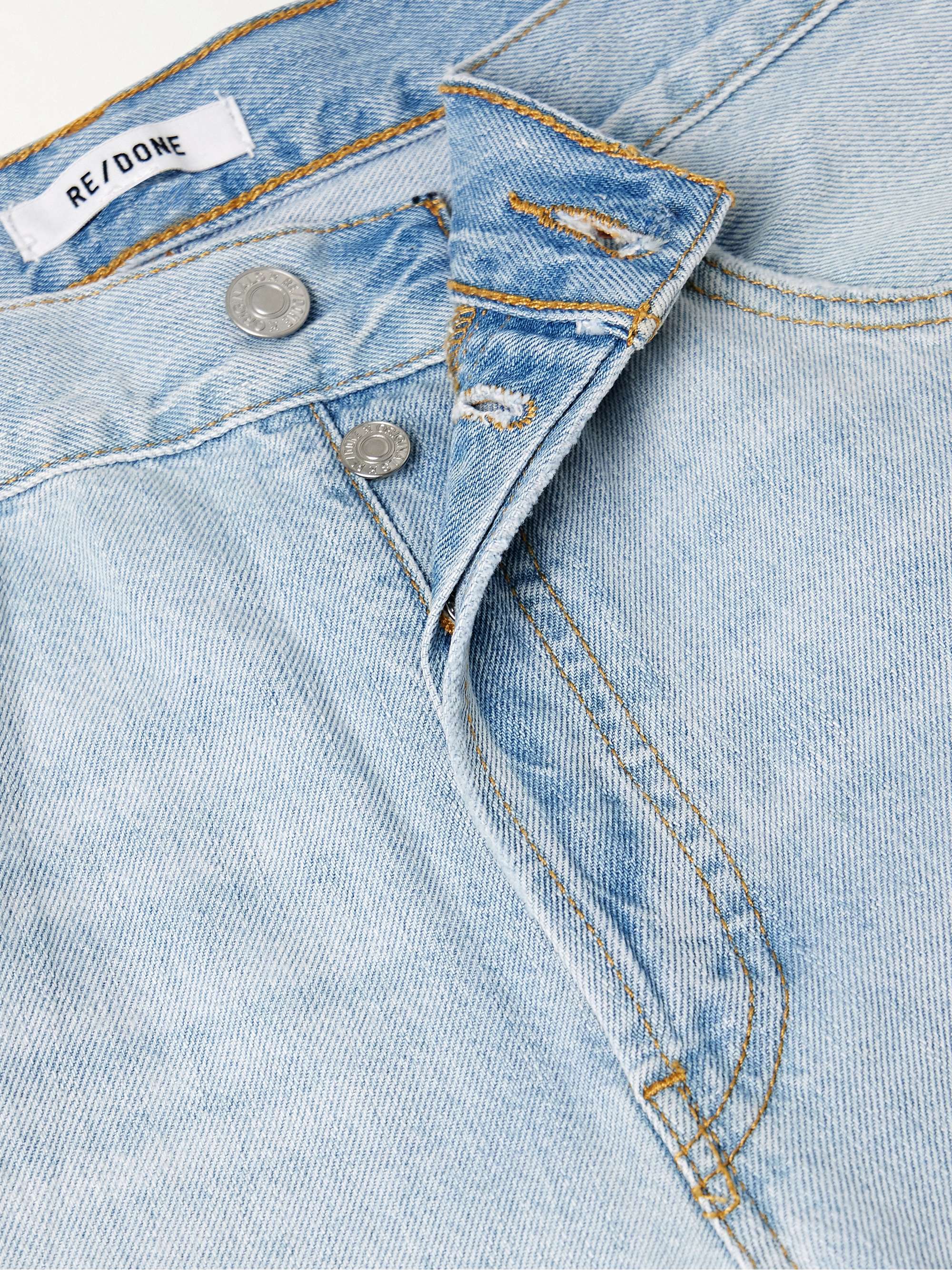 Loose Crop low-rise straight-leg jeans view