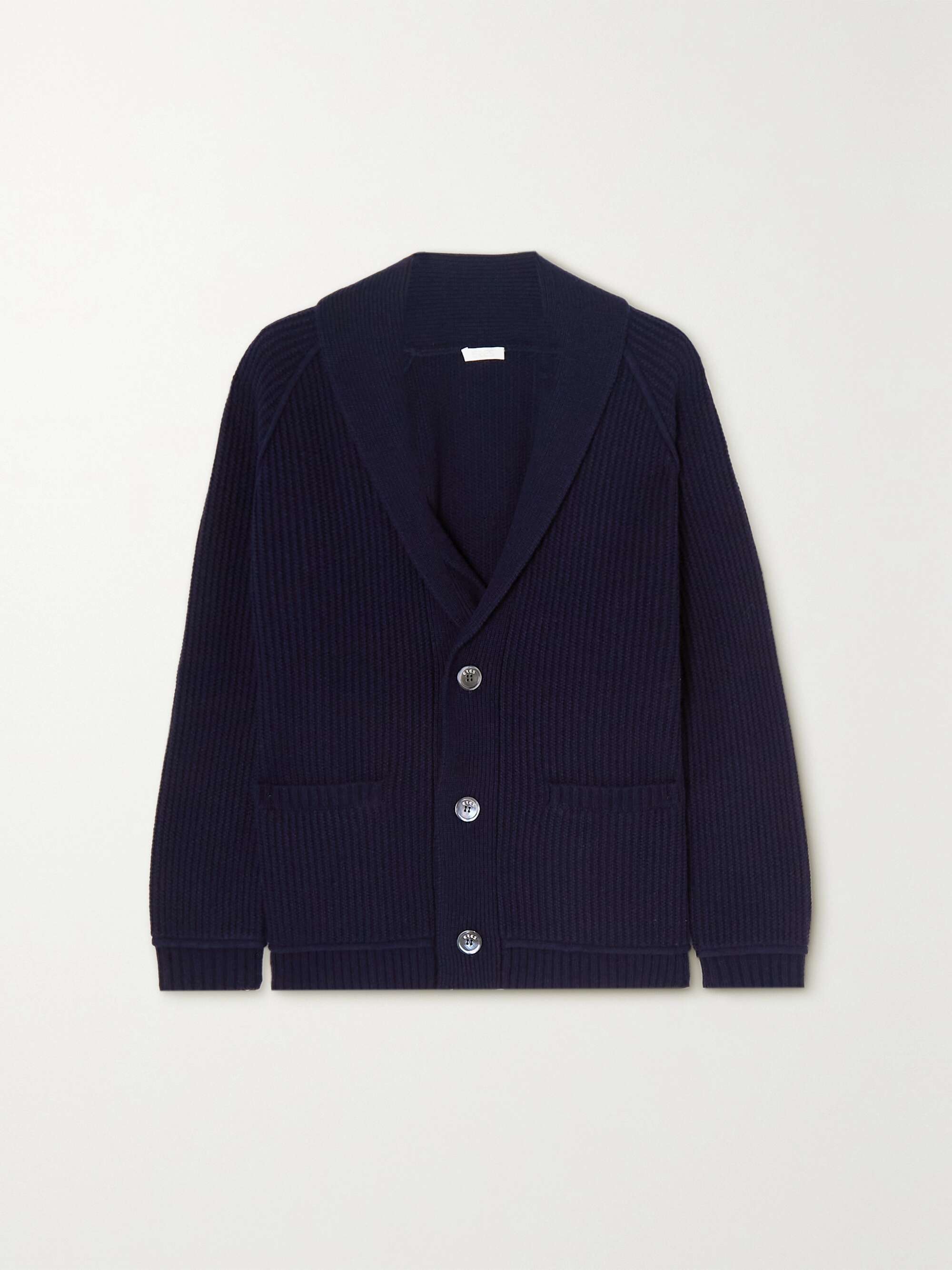 Maxime ribbed wool and cashmere-blend cardigan view