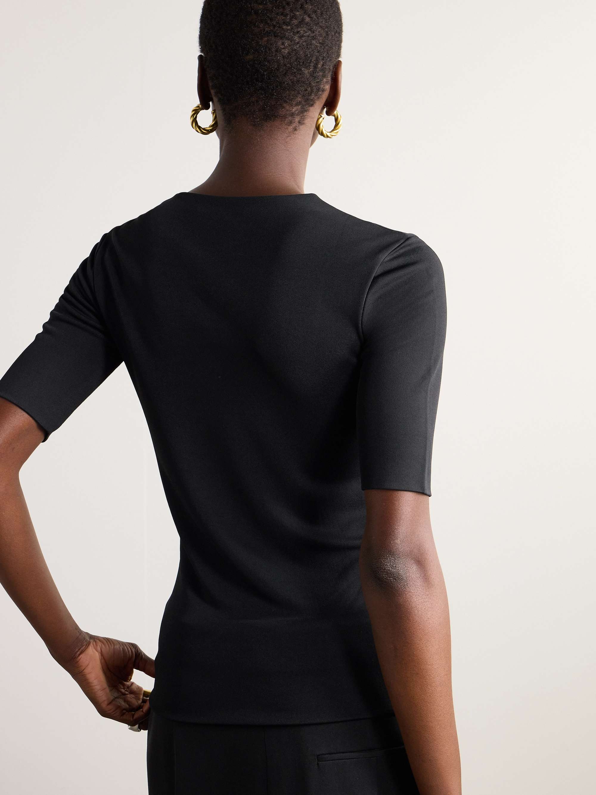 Satin-jersey T-shirt view