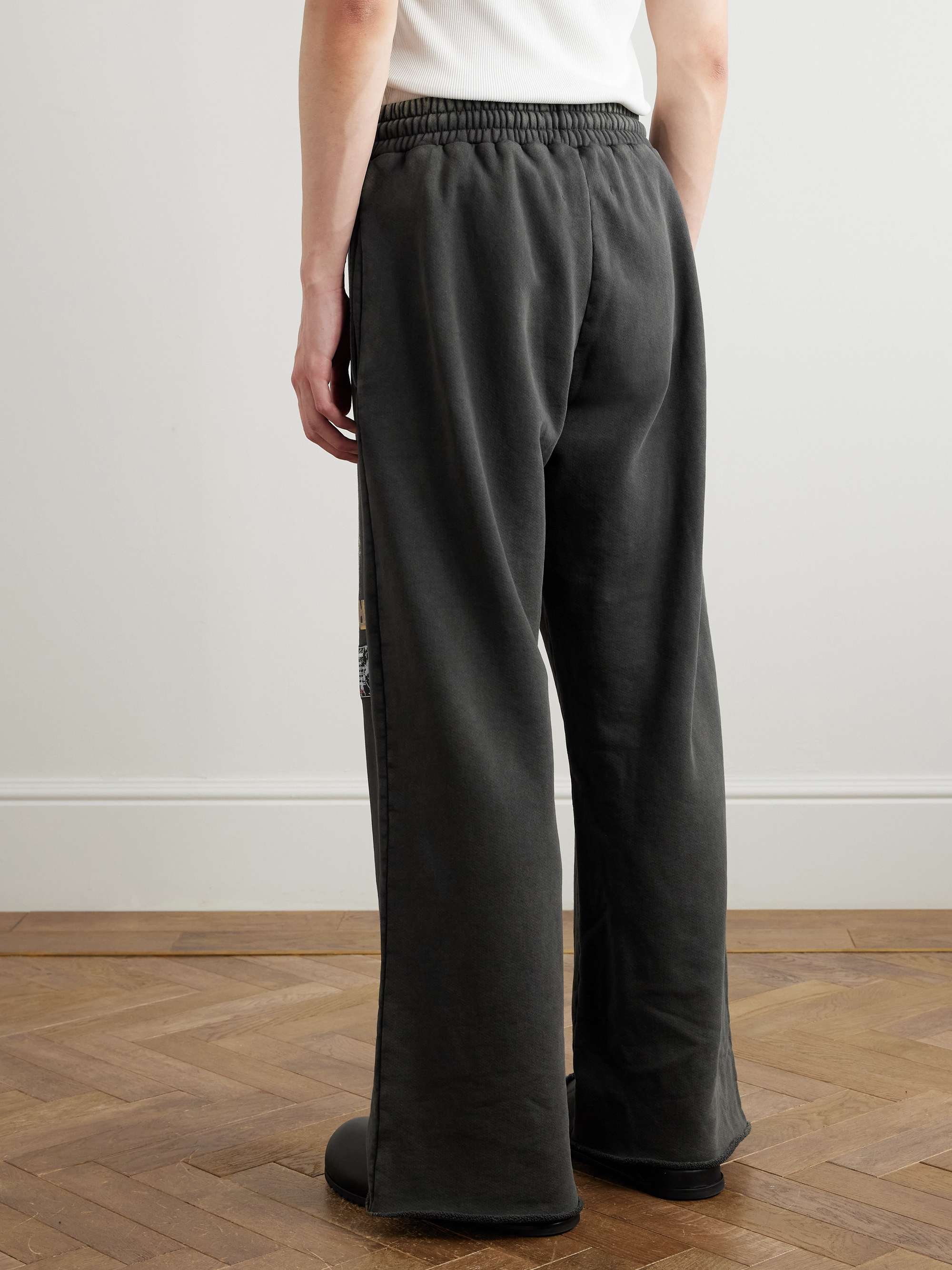 Principal Straight-Leg Logo-Print Cotton-Jersey Sweatpants view