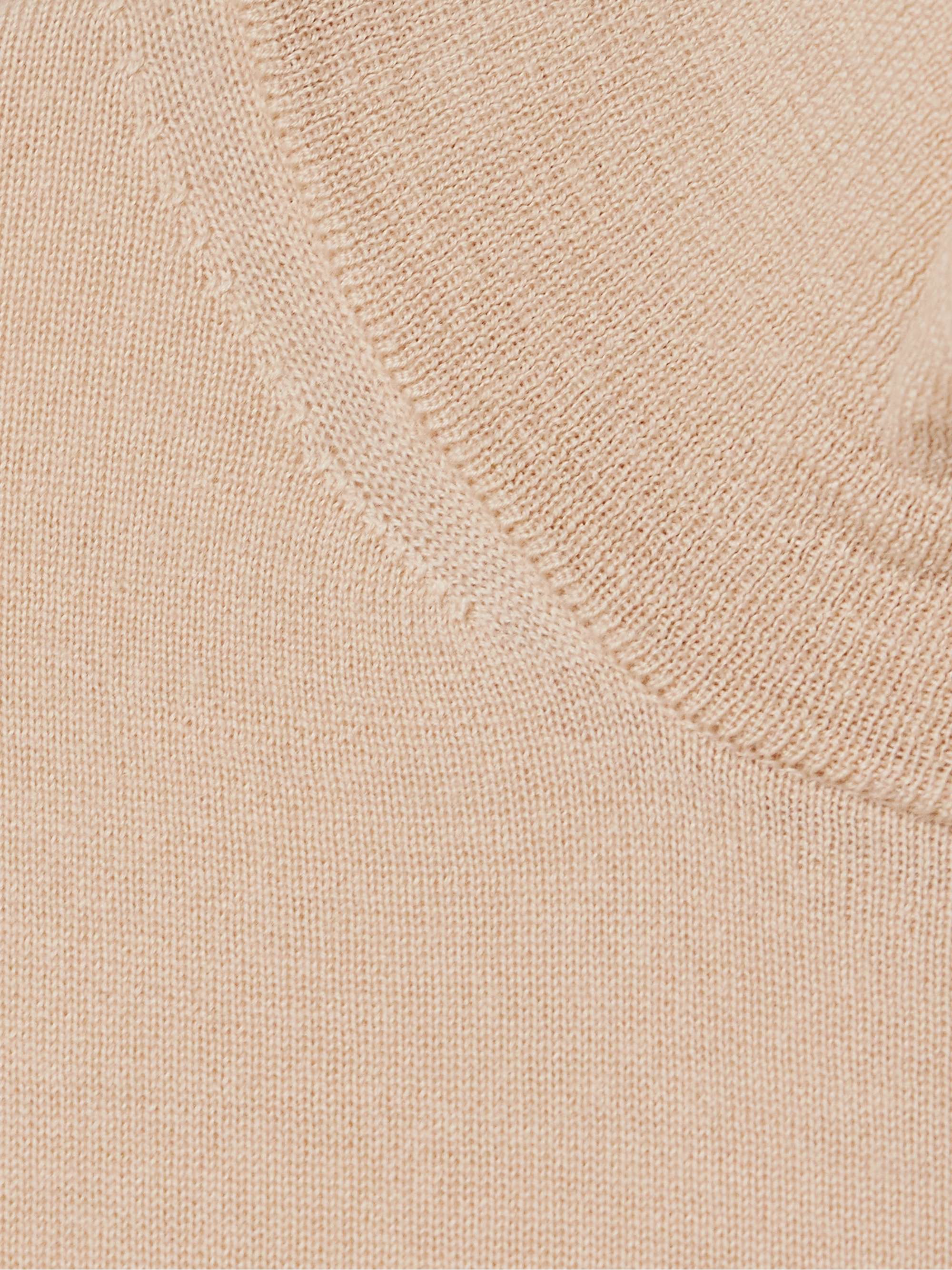 Cecina wool turtleneck top view