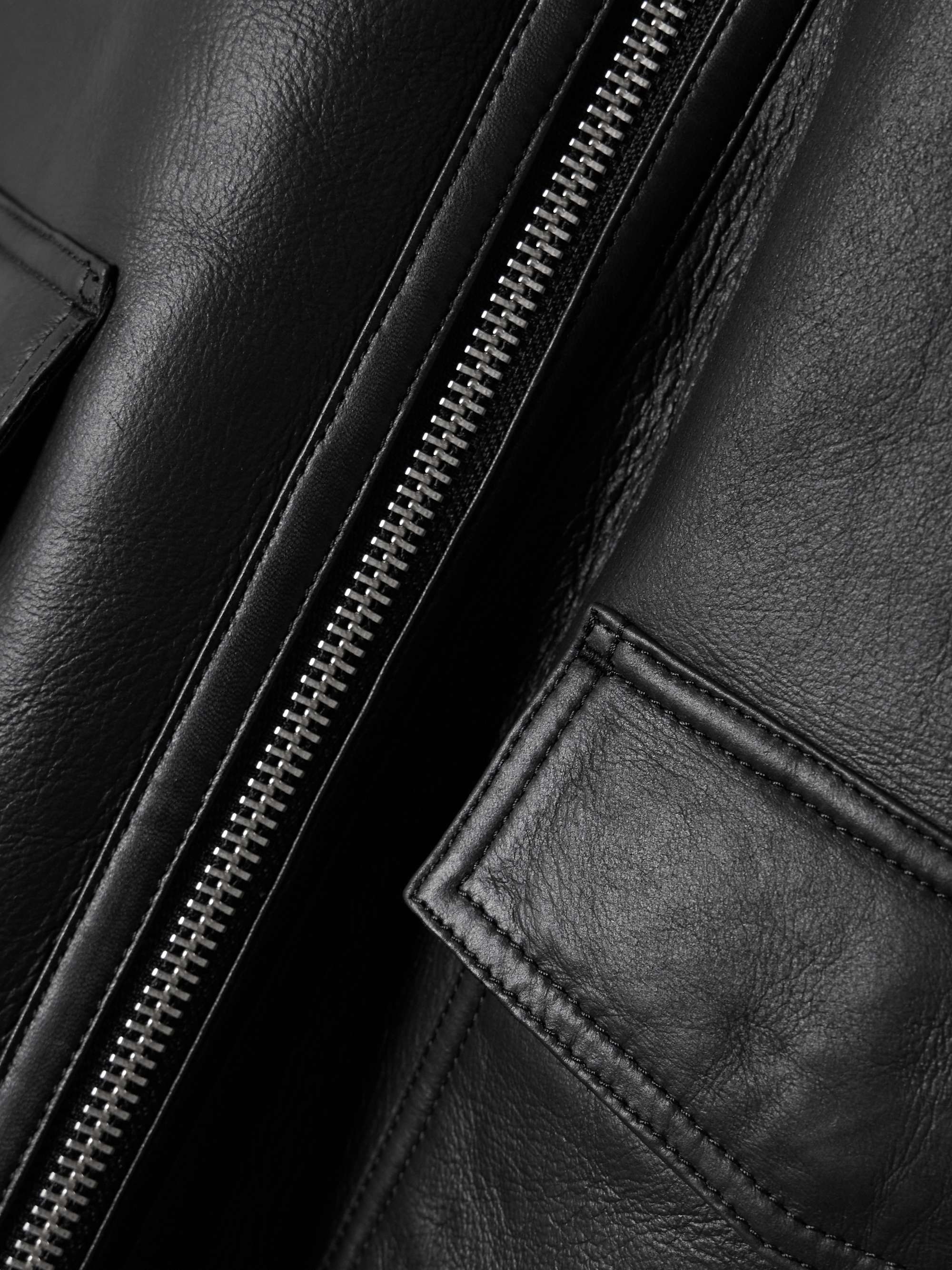 Henry shearling jacket view