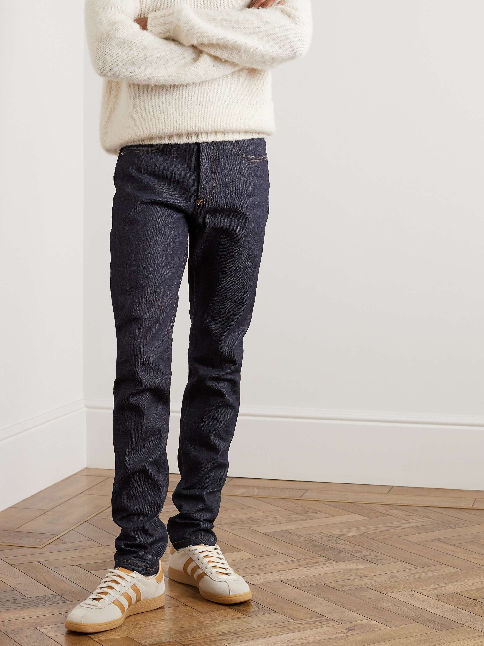 Petit New Standard Skinny-Fit Dry Selvedge Denim Jeans view