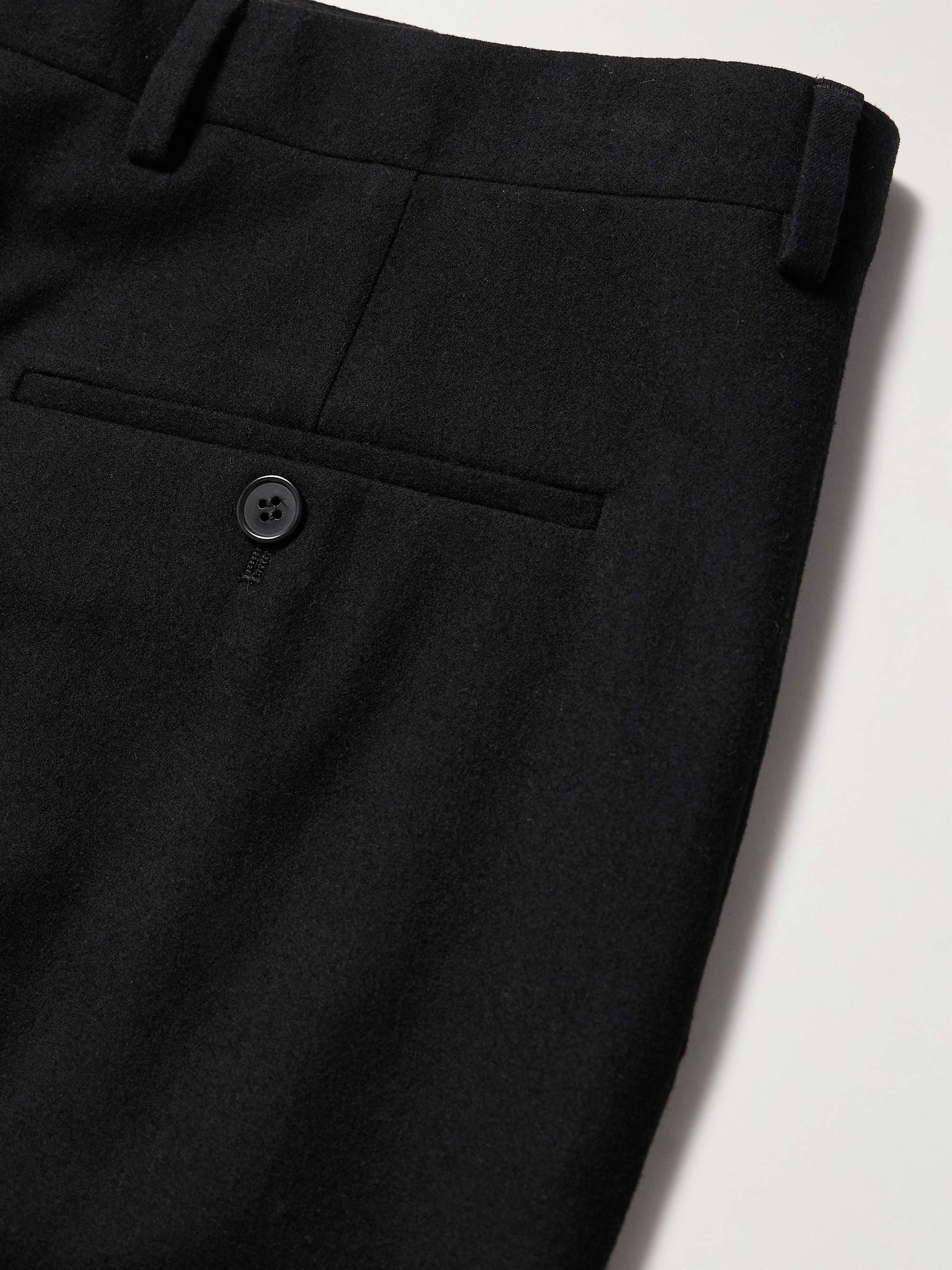 Slim-Fit Wool-Flannel Trousers view