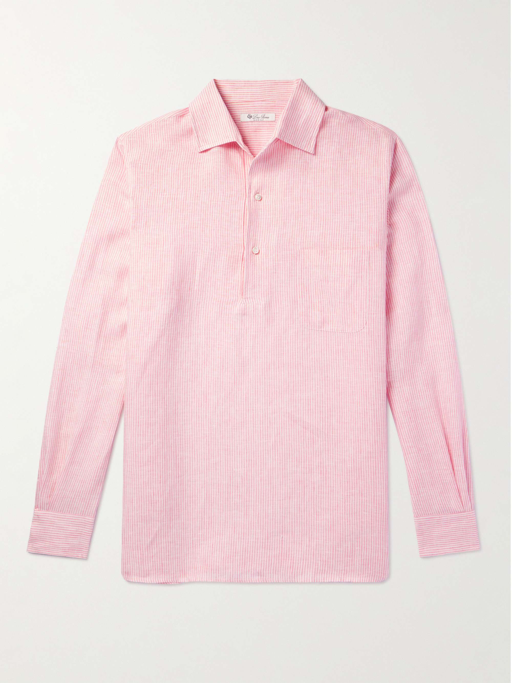 André Striped Linen Shirt view