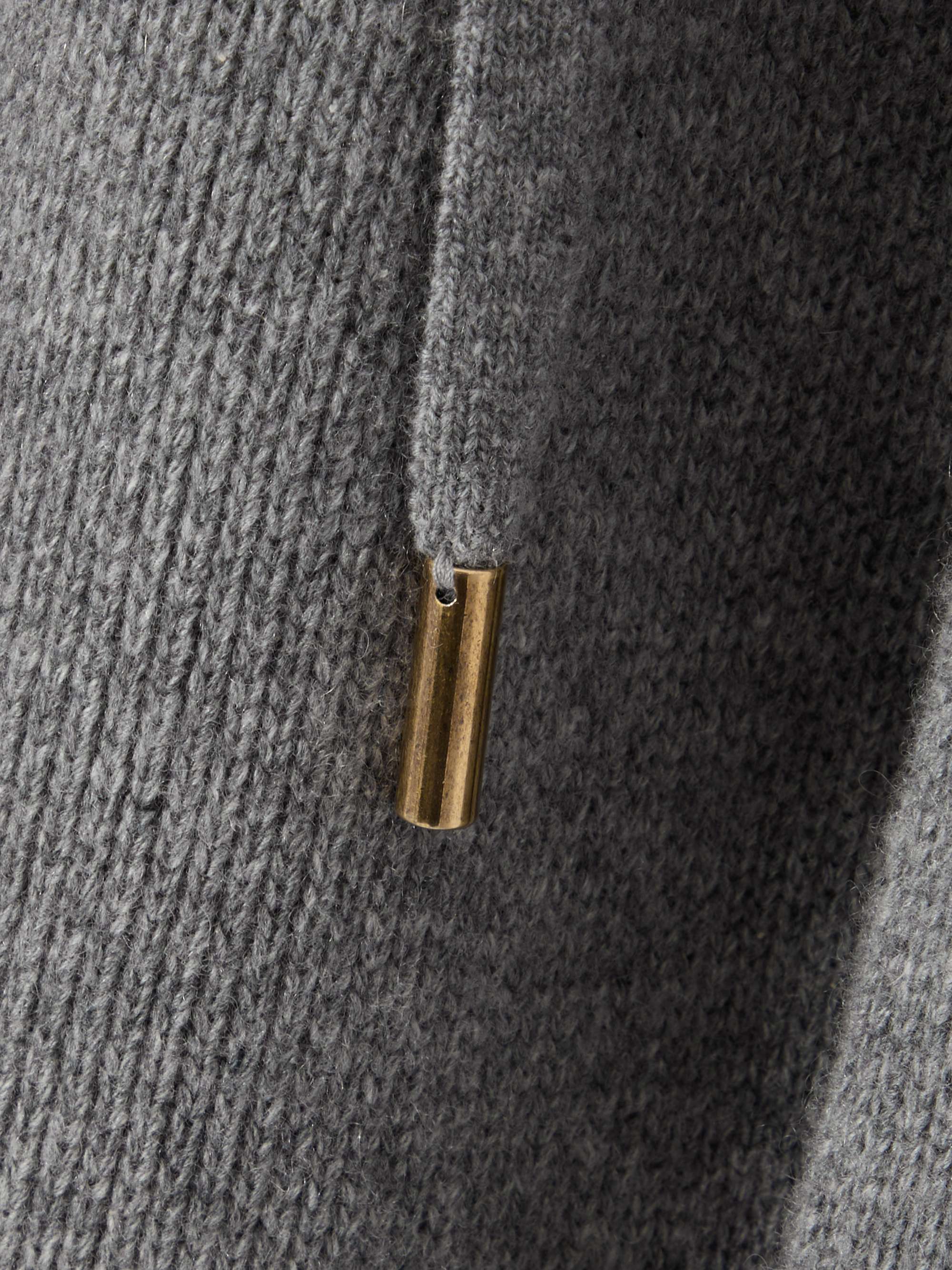Oversized wool and cashmere-blend cardigan view