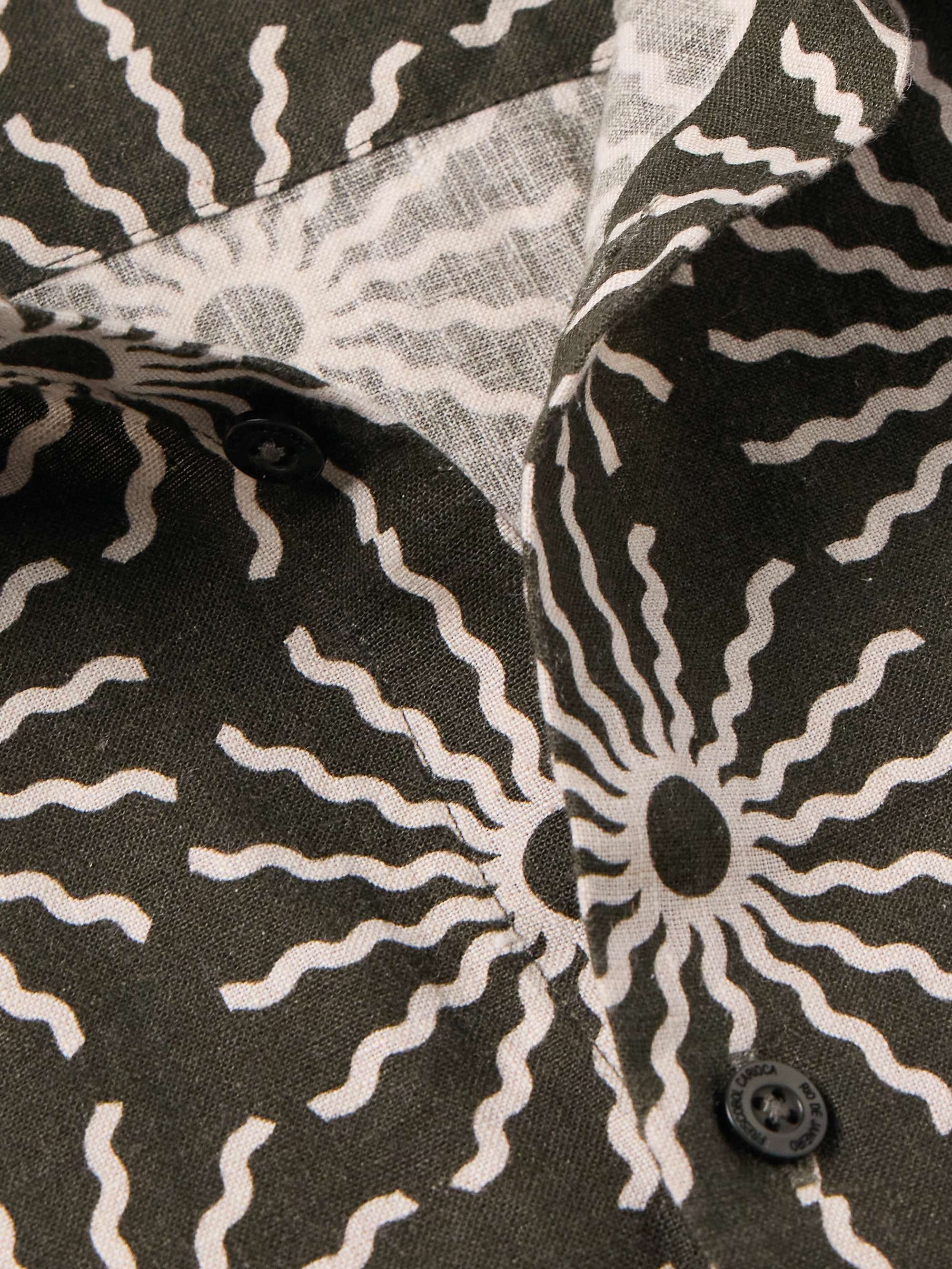Castro Printed Linen Shirt view