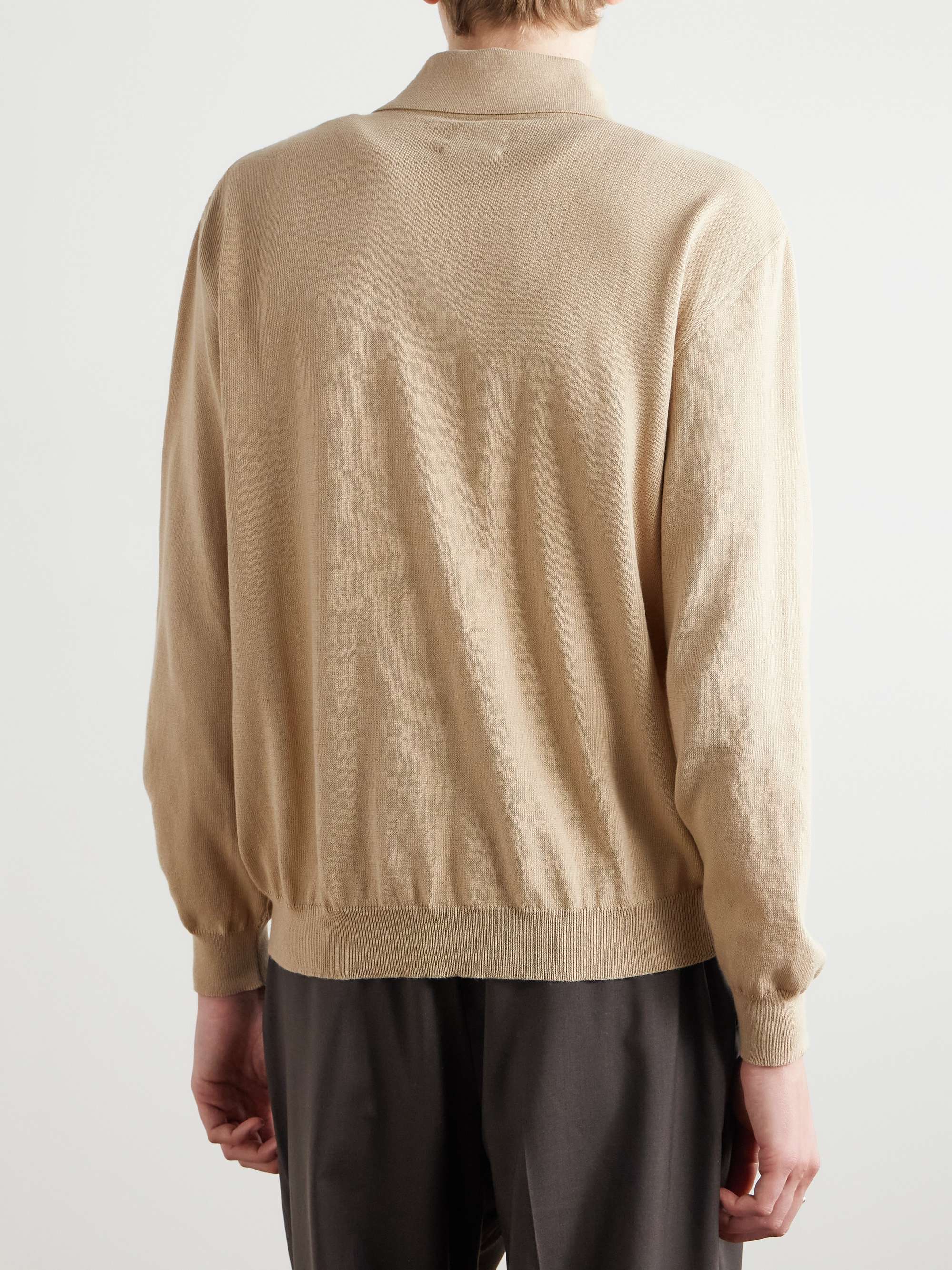 Pointelle-Knit Cotton Cardigan view