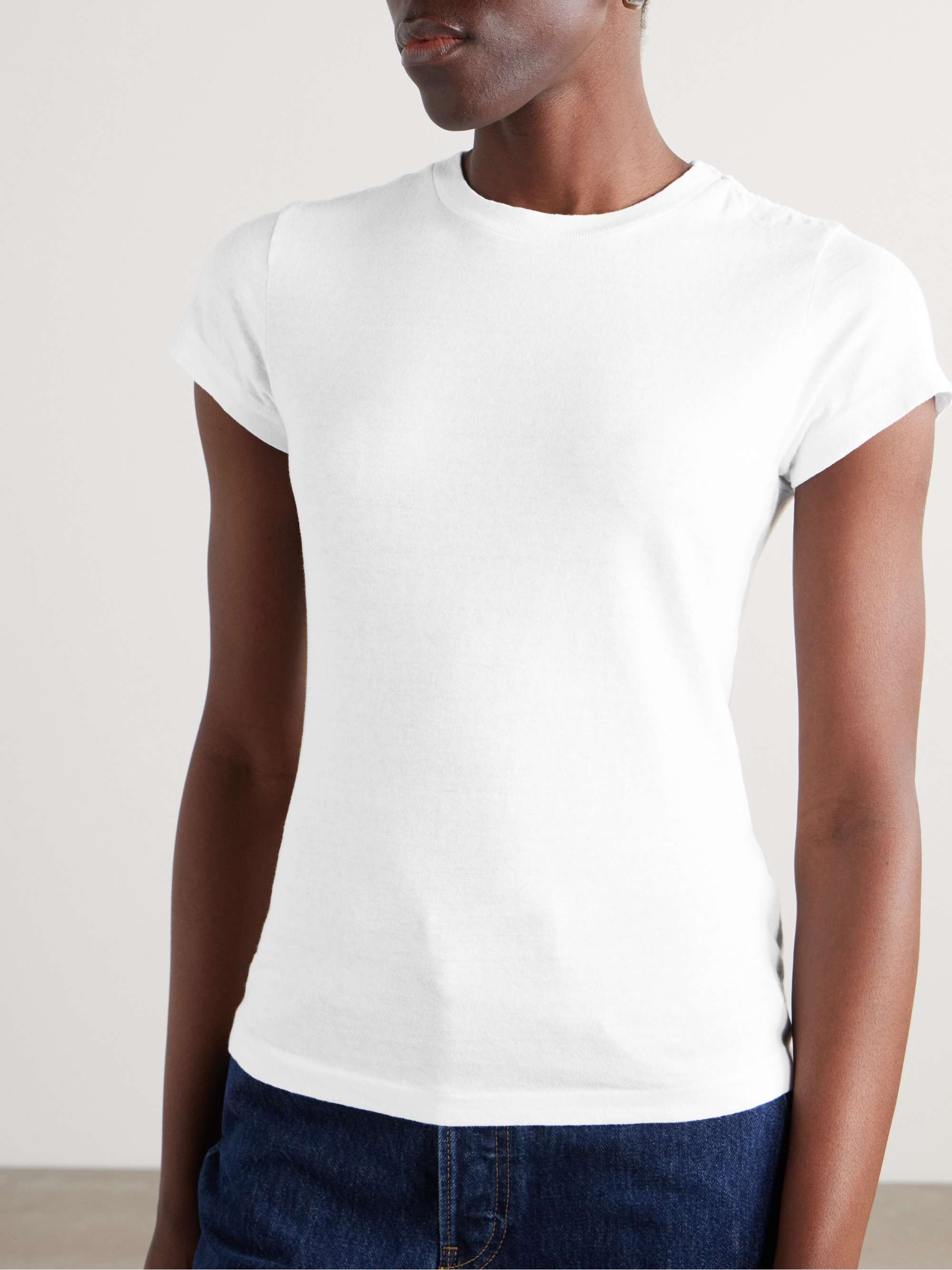 + Hanes 1960s cotton-jersey T-shirt view