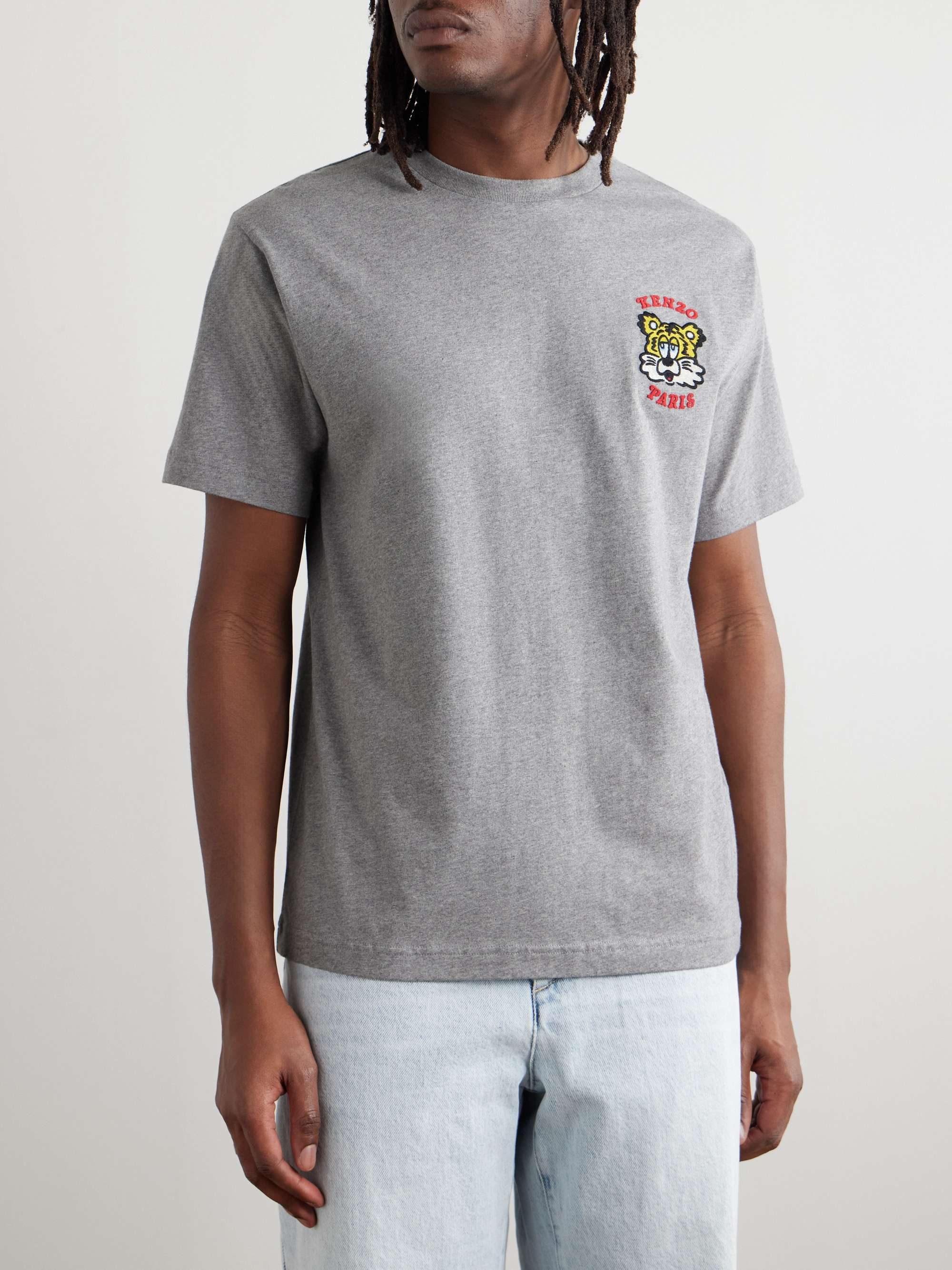 GOTS Verdy Logo-Embroidered Appliquéd Cotton-Jersey T-Shirt view