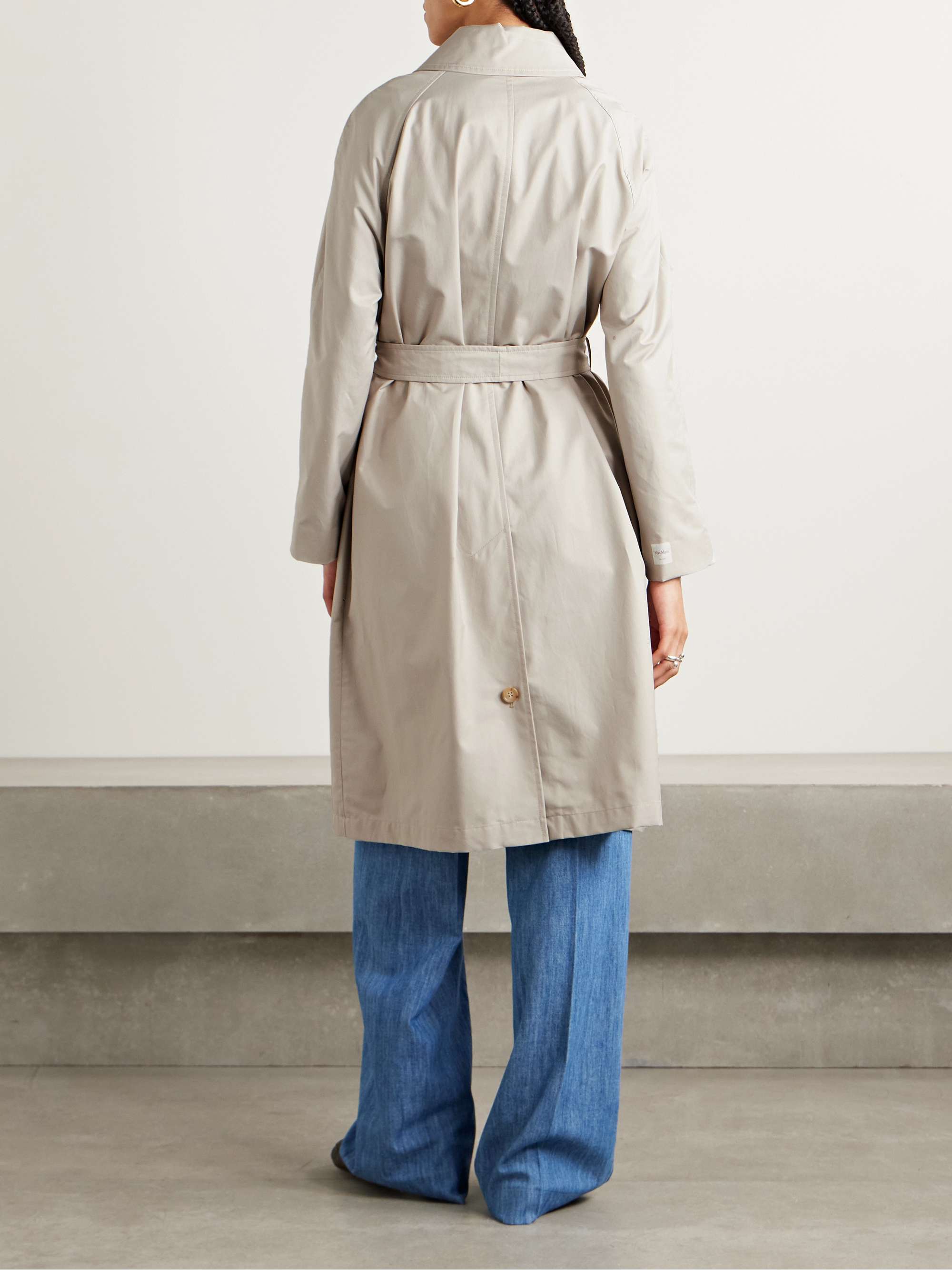 The Cube Orleans cotton-blend twill trench coat view