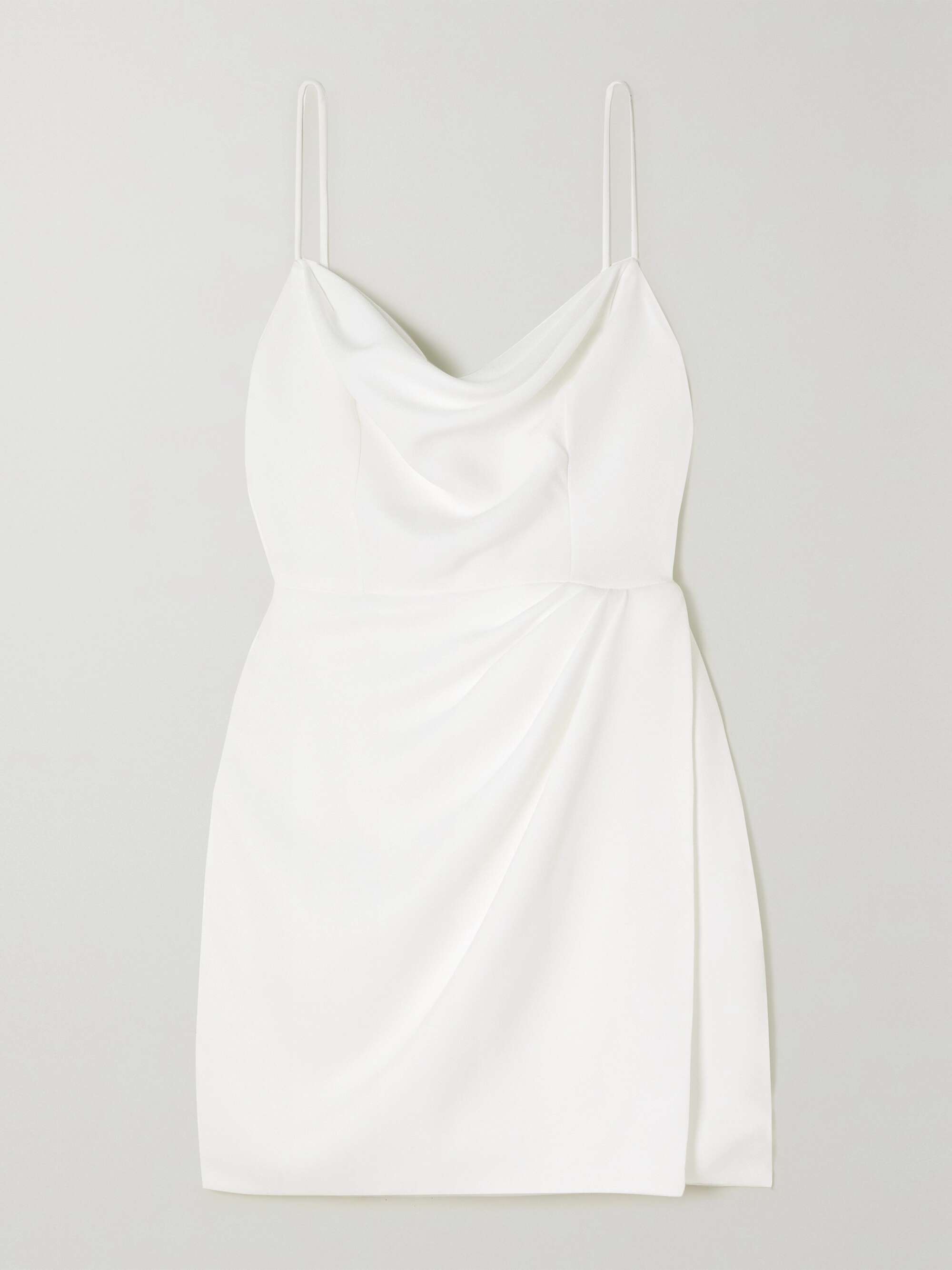 Maisie draped satin mini dress view