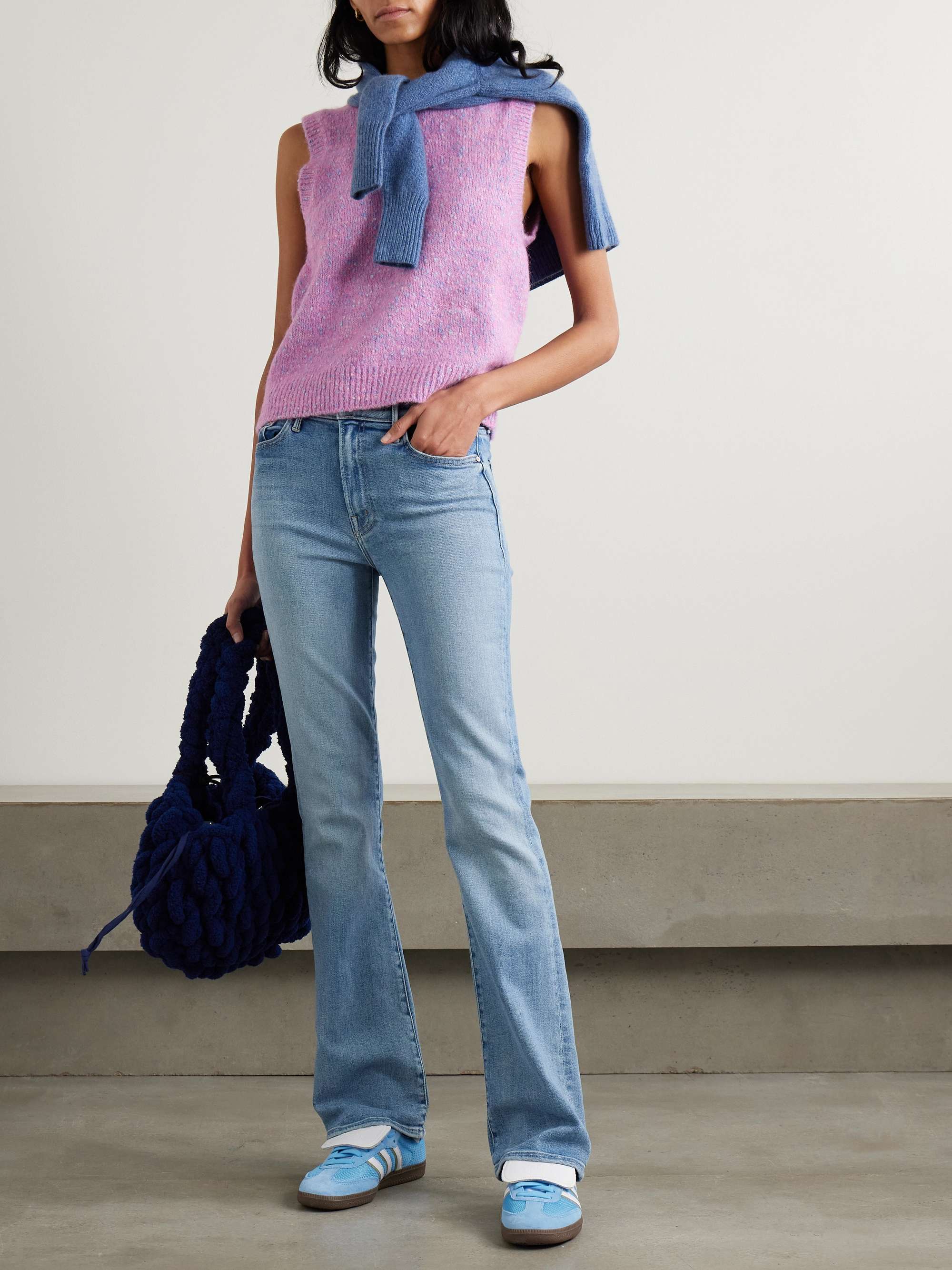 The Outsider Sneak mid-rise flared jeans view