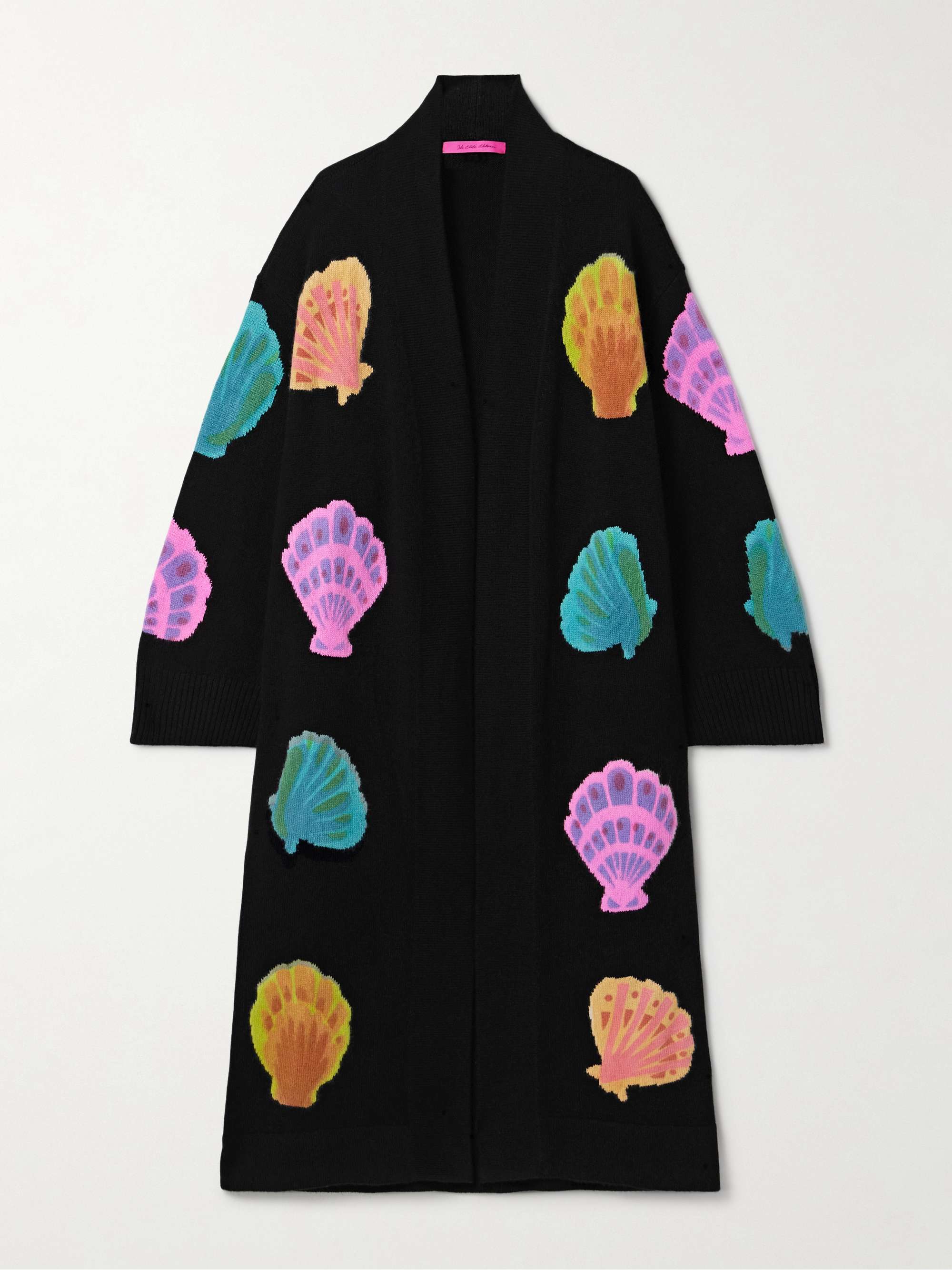Cashmere-jacquard cardigan view