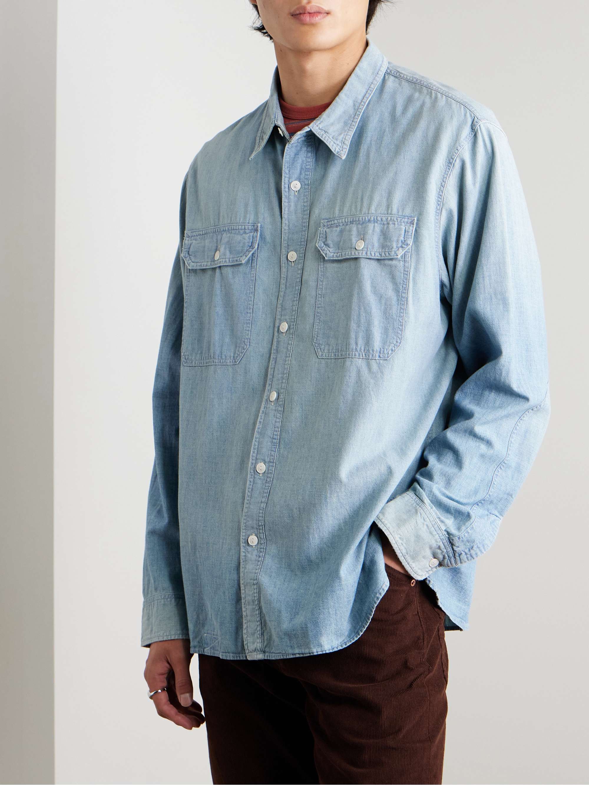 Illinois Washed-Denim Shirt view