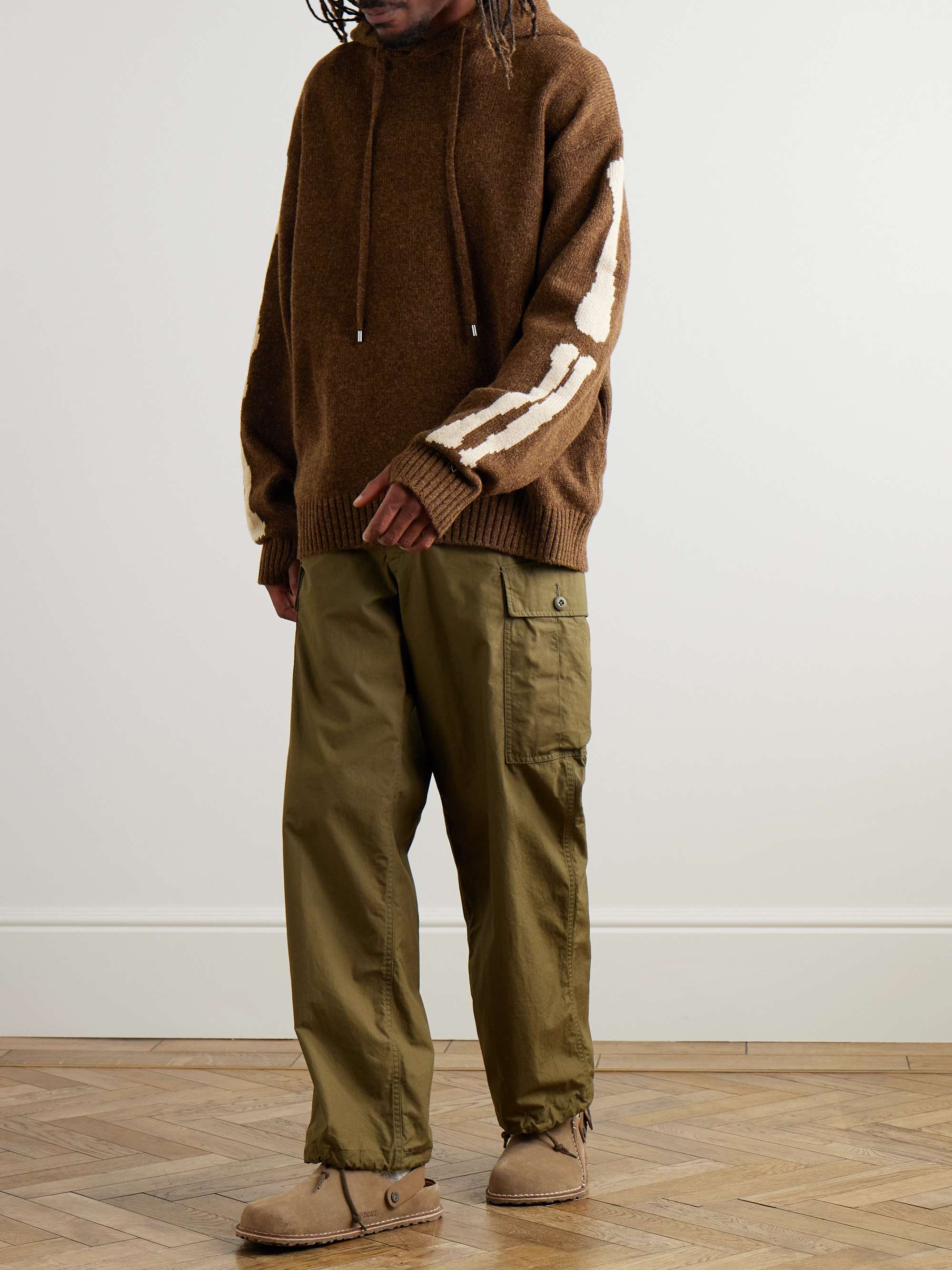 5G Intarsia Wool Hoodie view
