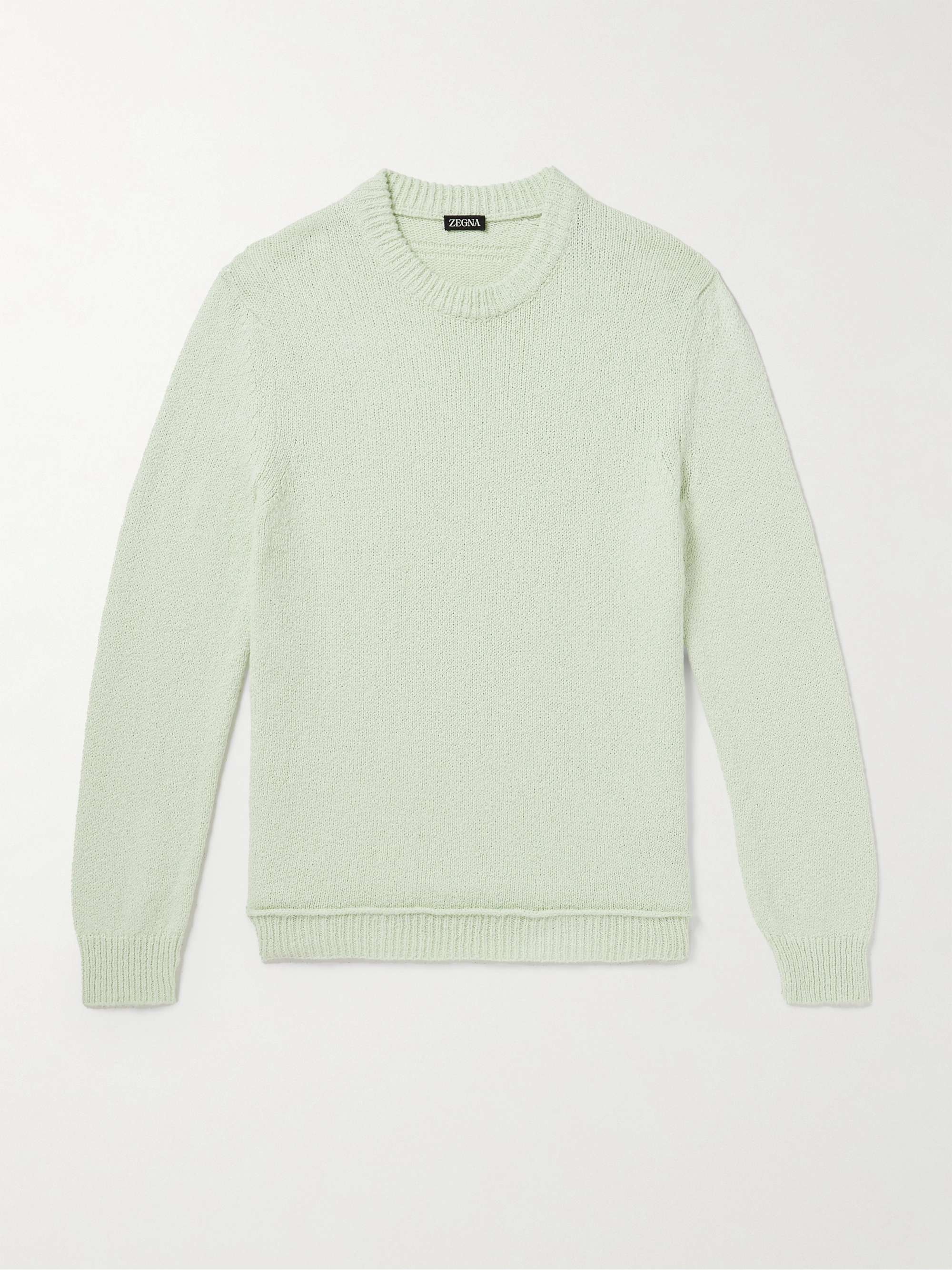 Organic Cotton and Silk-Blend Sweater view