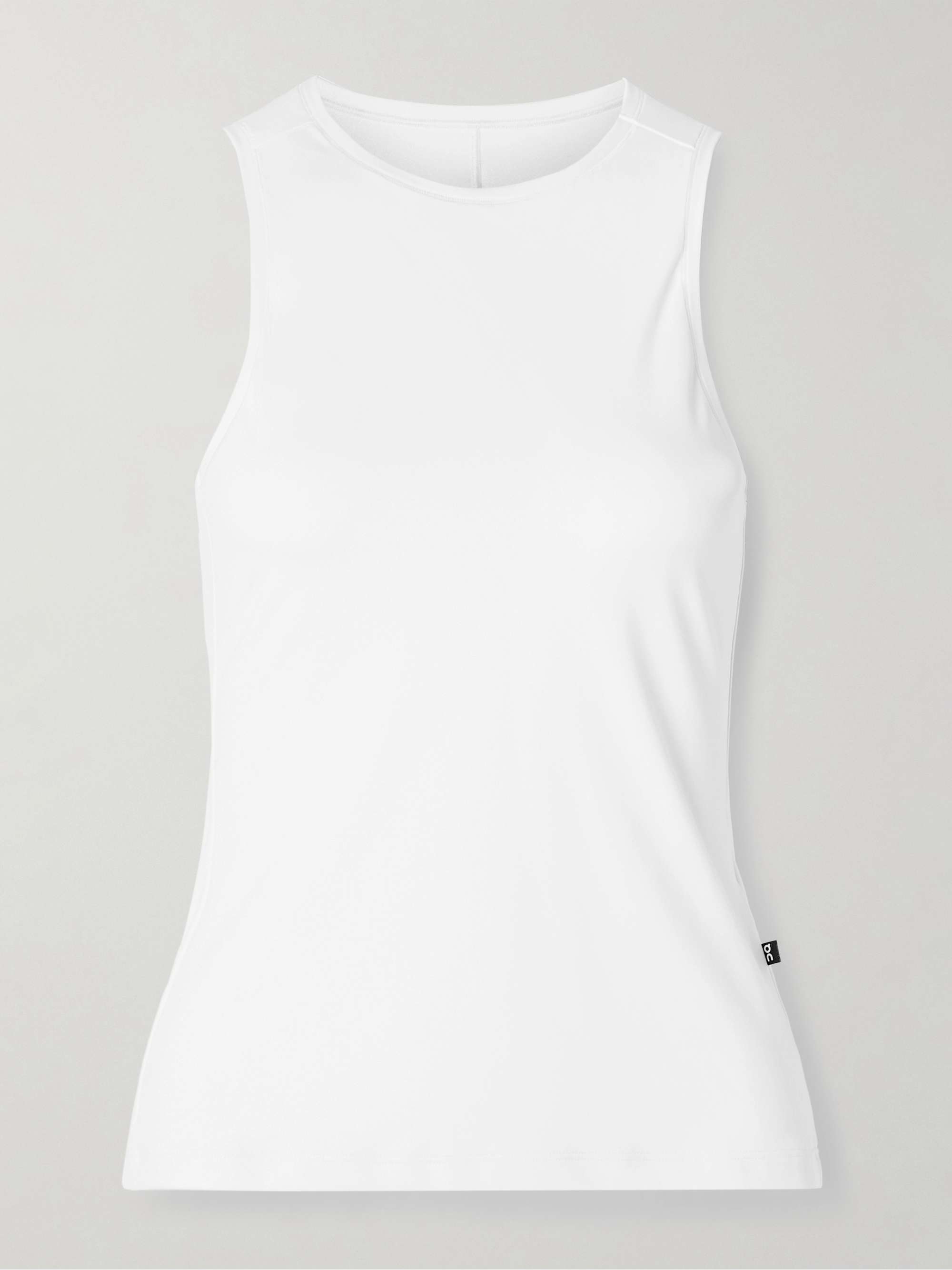 Studio stretch recycled-jersey tank view
