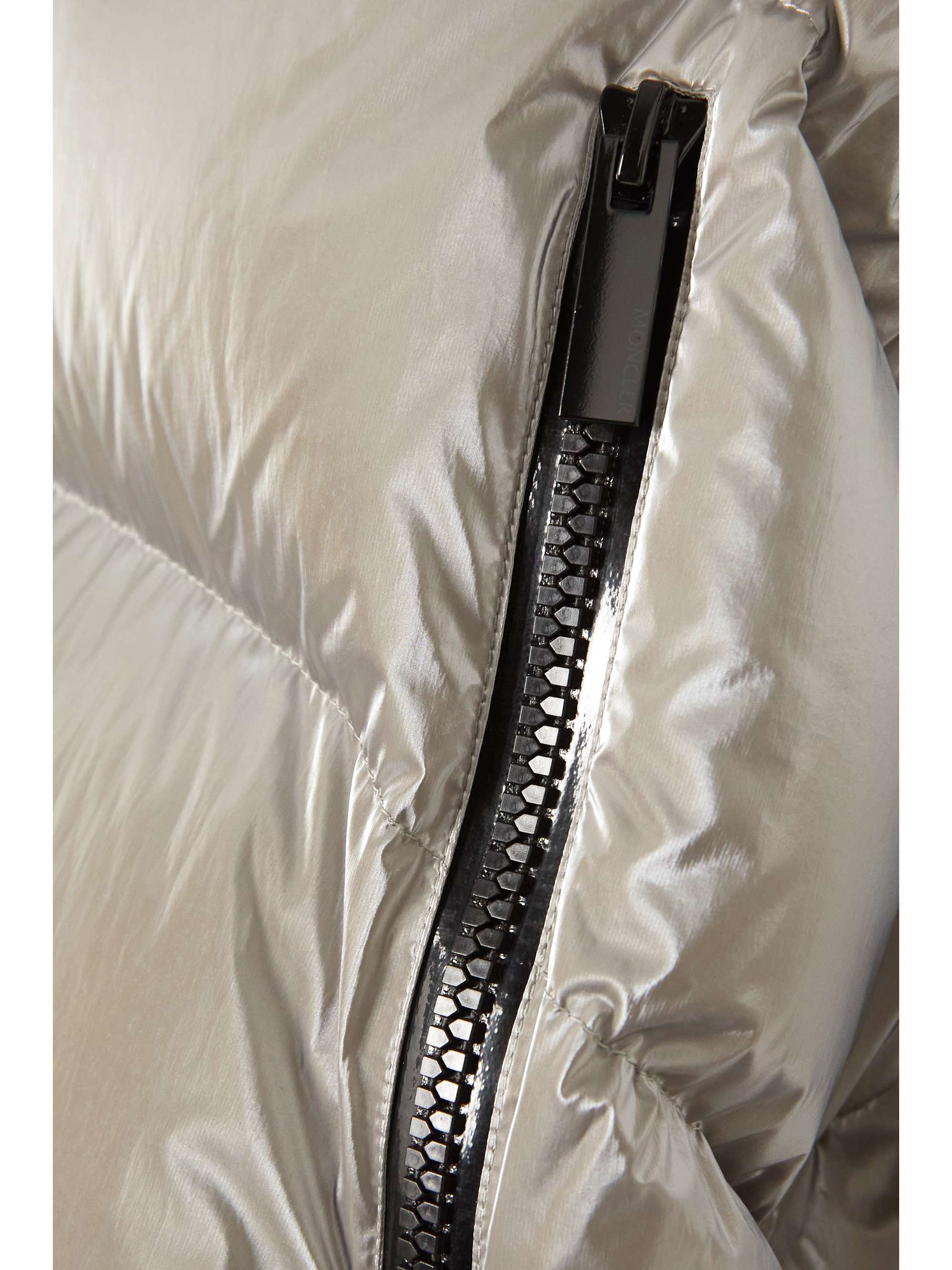 Avoriaz quilted metallic shell down jacket view